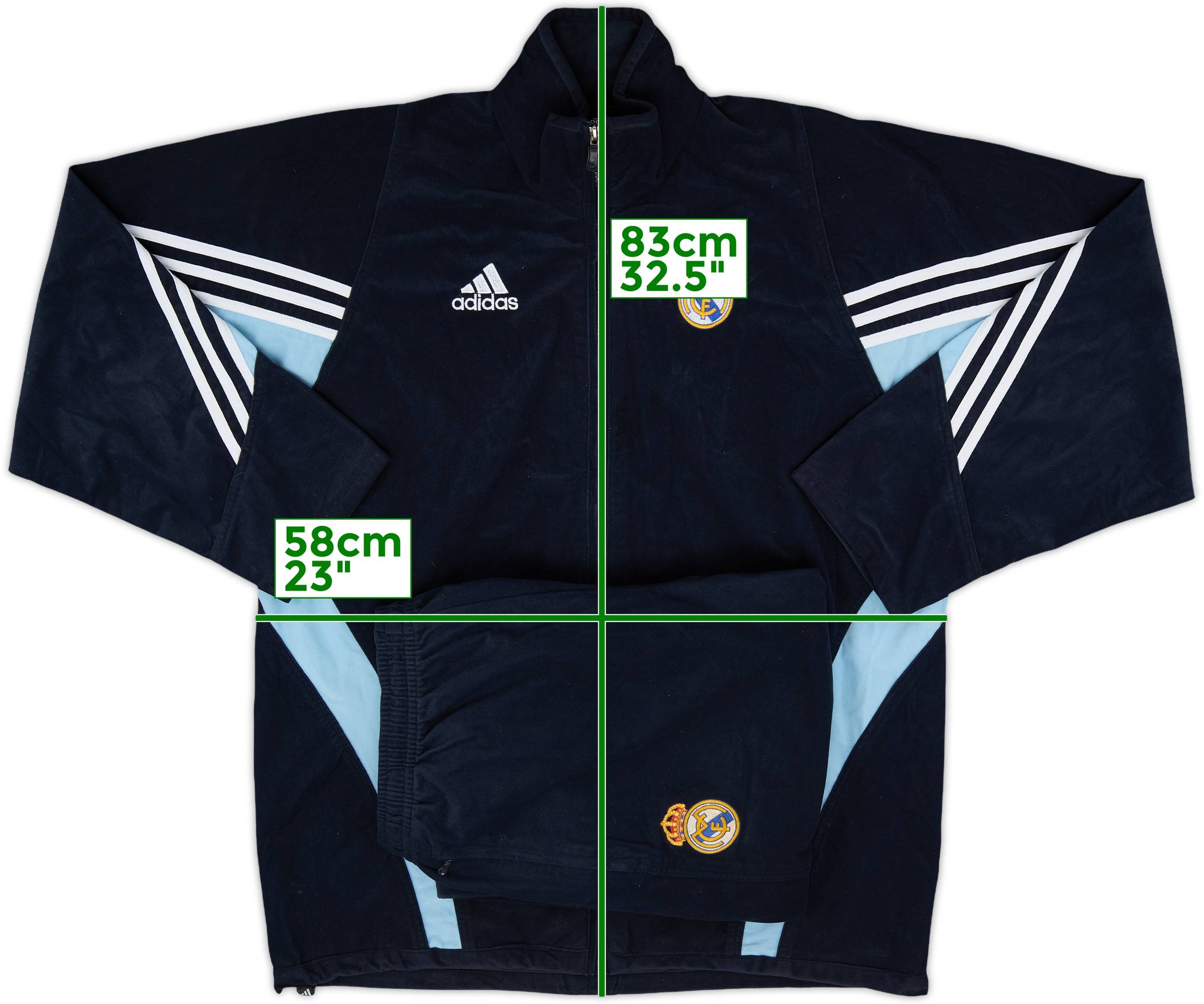 2003-04 Real Madrid adidas Tracksuit - 6/10 - (S)