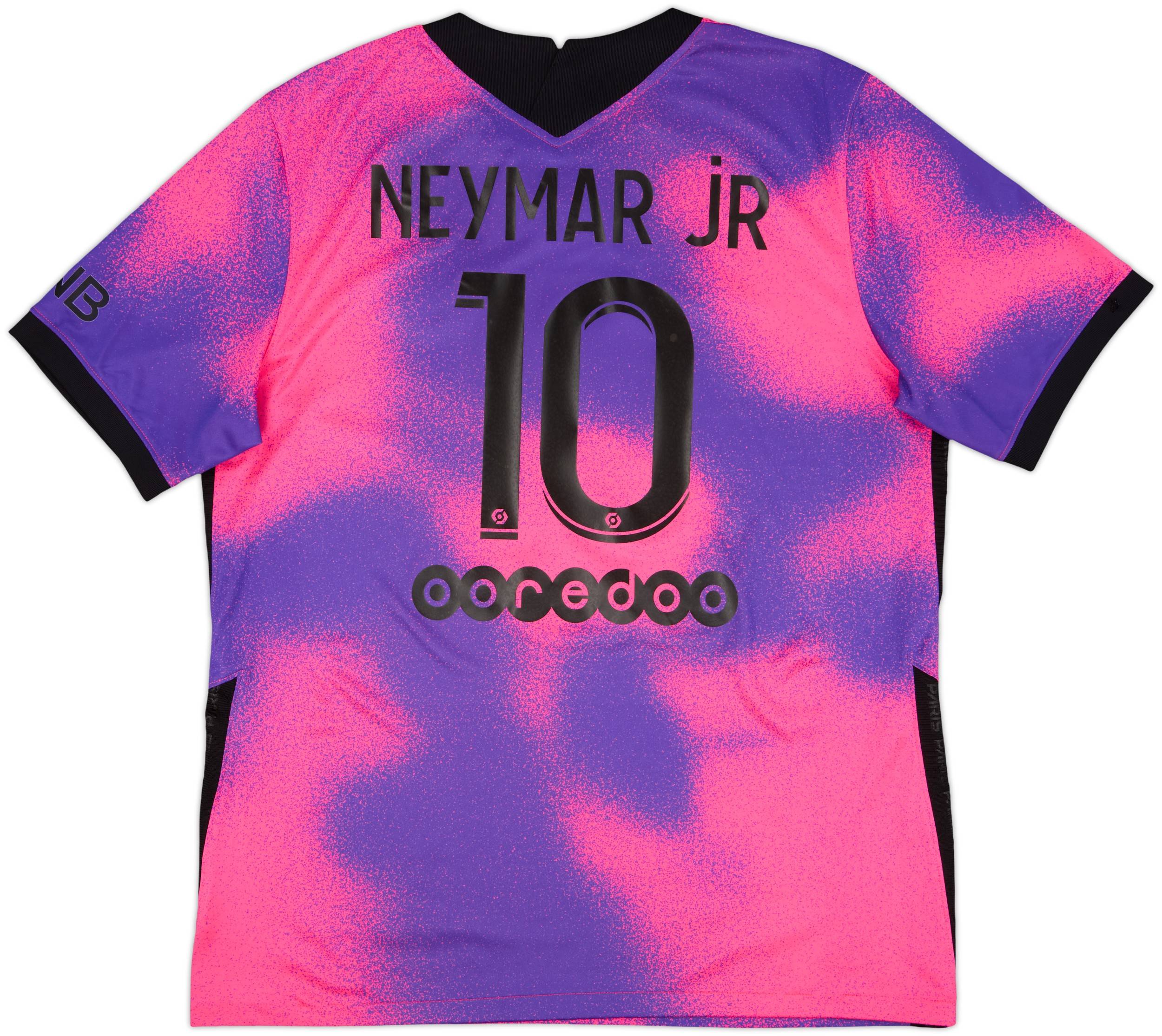 2020-21 Paris Saint-Germain Fourth Shirt Neymar Jr #10 - 8/10 - (L)