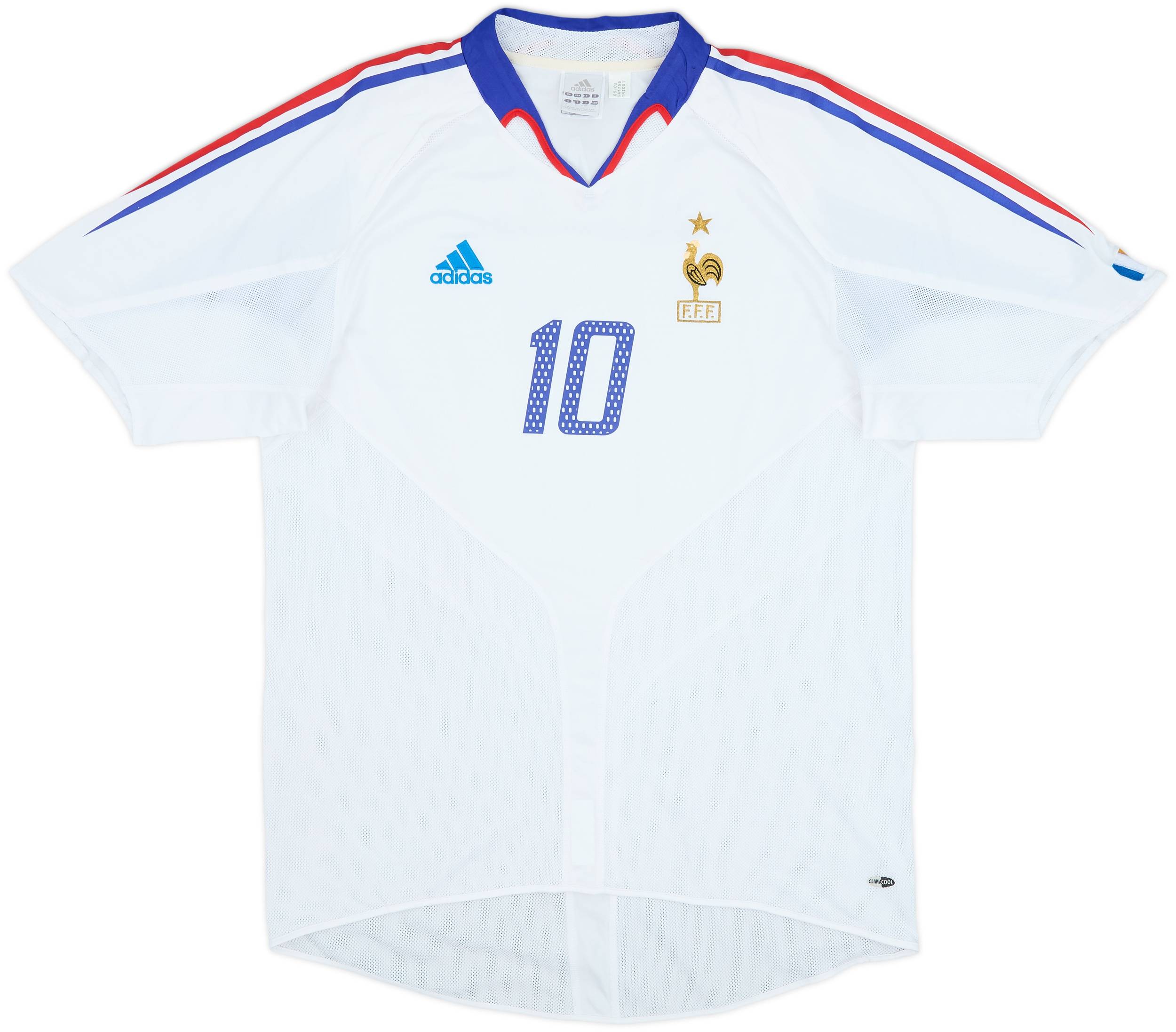 2004-06 France Away Shirt Zidane #10 - 8/10 - (L)