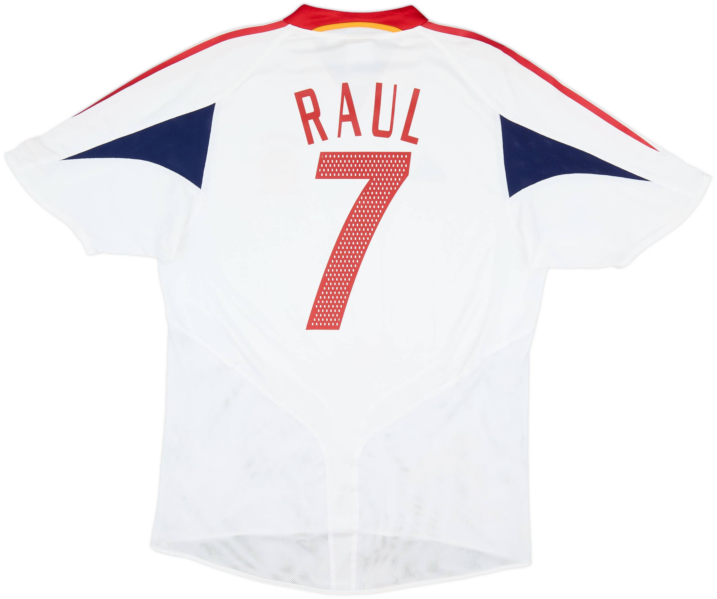 スペイン代表 RAUL 7 adidas シャツ　ラウル　ラウール スペイン代表 2004 adidas ホーム半袖 ユニフォーム #7 RAUL ラウール
