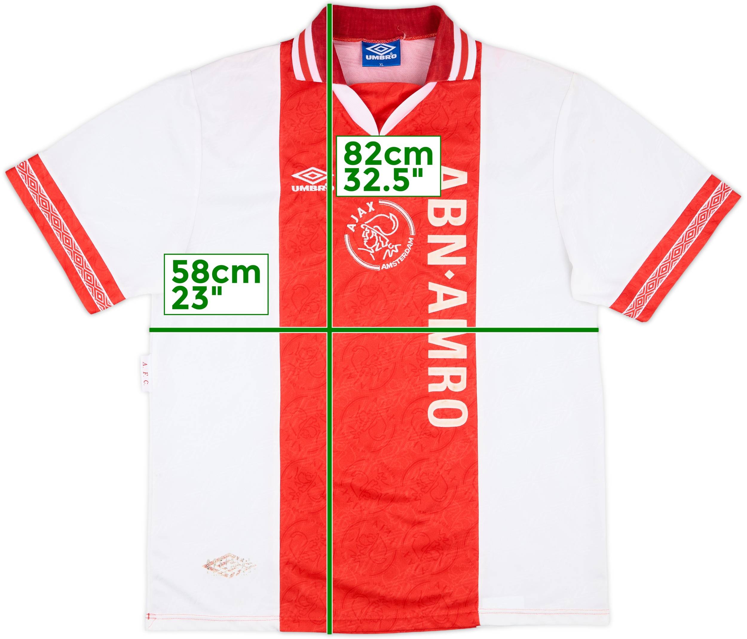 1994-95 Ajax Home Shirt - 6/10 - (XL)
