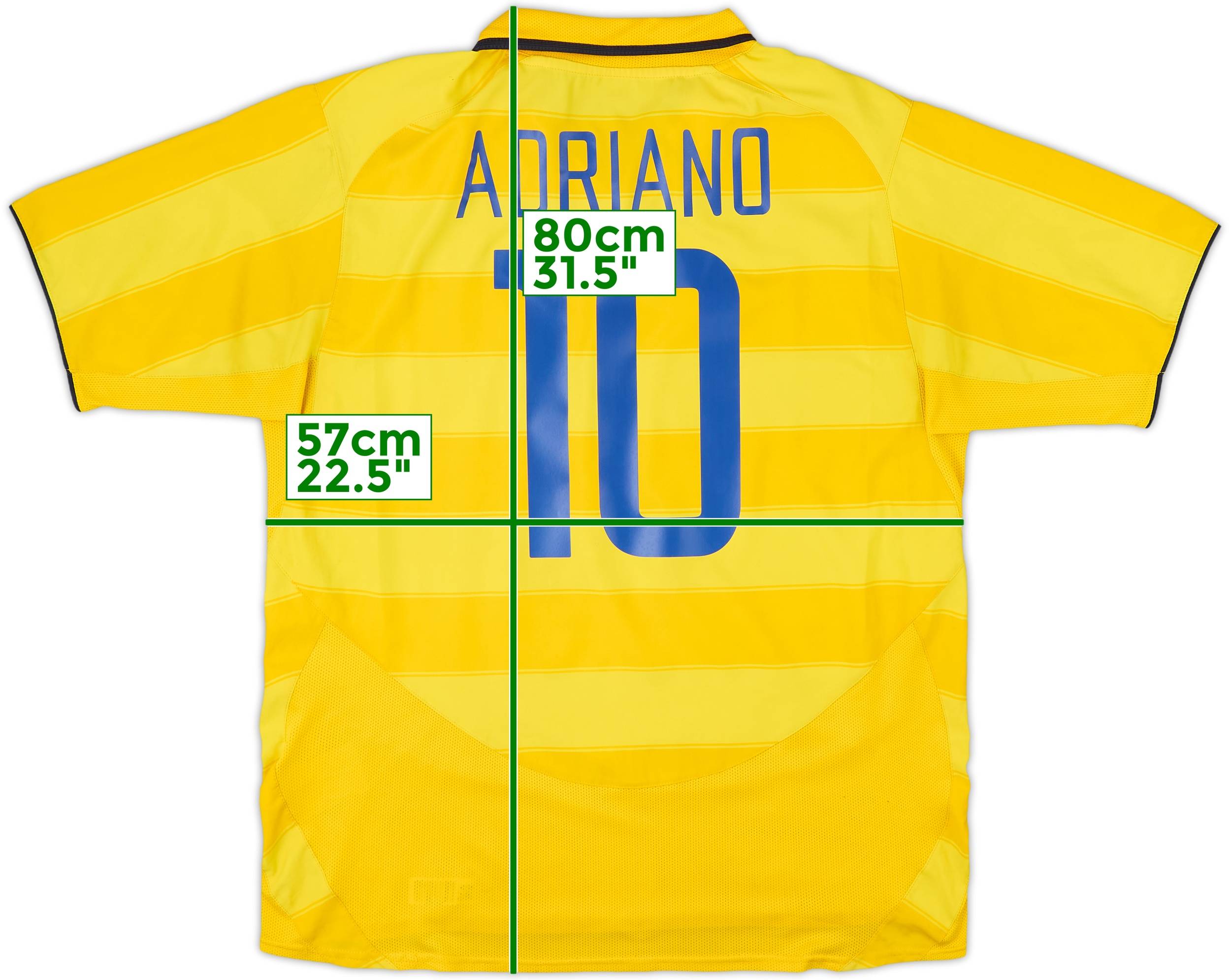 2003-04 Inter Milan Away Shirt Adriano #10 - 6/10 - (XL)