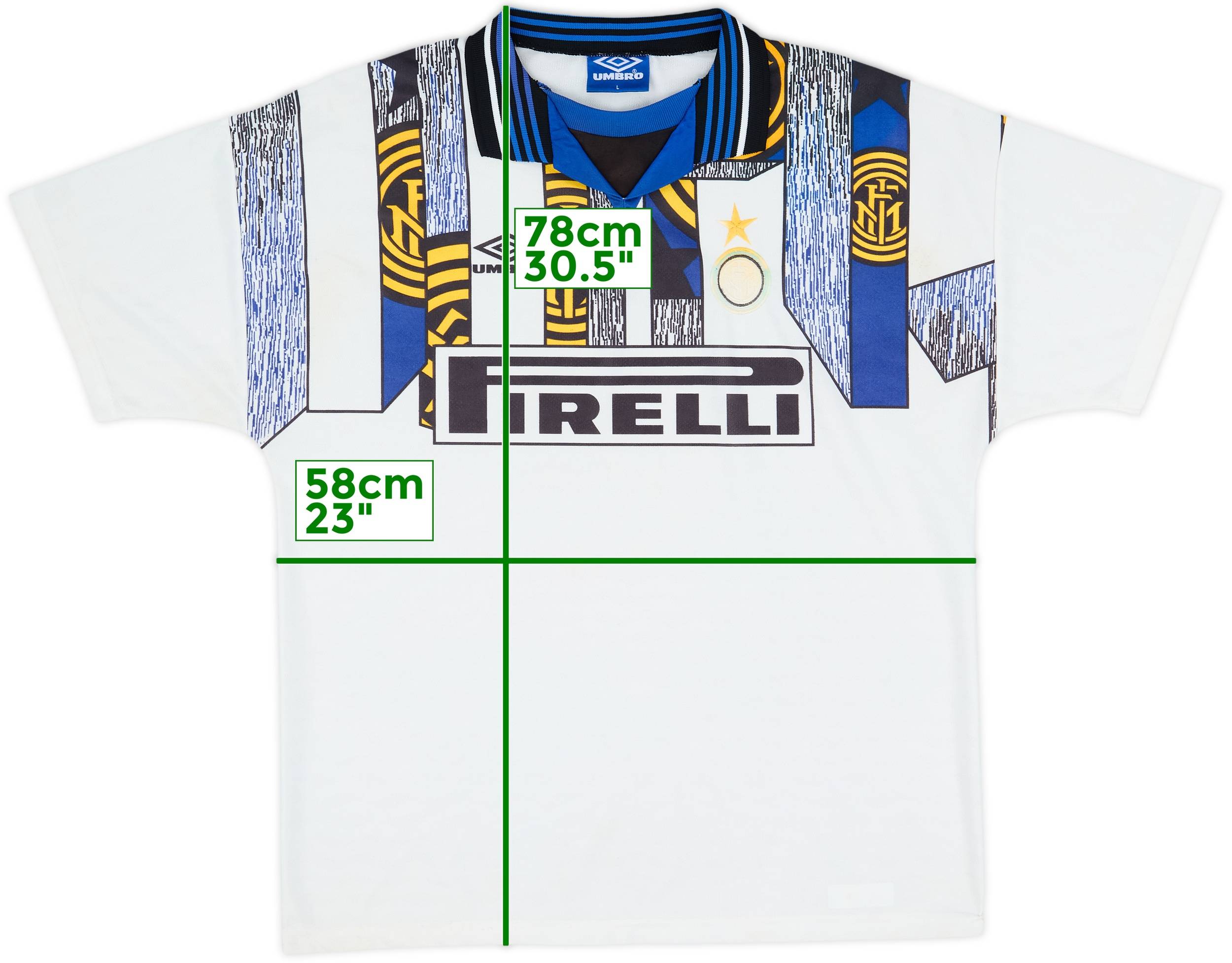 1995-96 Inter Milan Third Shirt - 4/10 - (L)