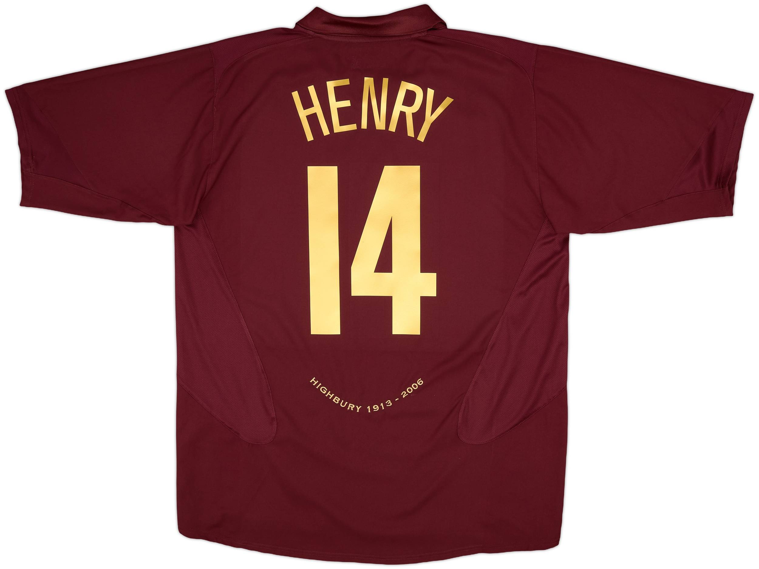 2005-06 Arsenal Home Shirt Henry #14 - 10/10 - (XL)