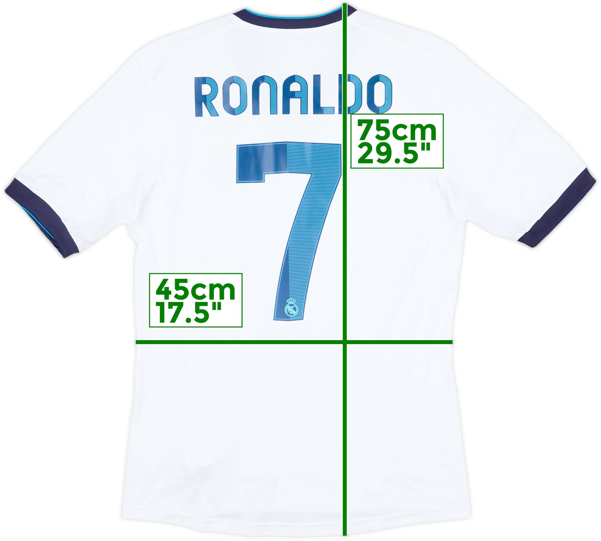 2012-13 Real Madrid Home Shirt Ronaldo #7 - 8/10 - (S)