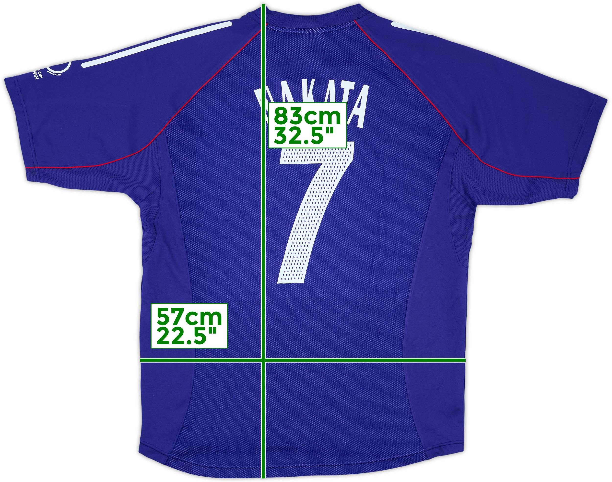 2002-04 Japan Home Shirt Nakata #7 - 9/10 - (XL)