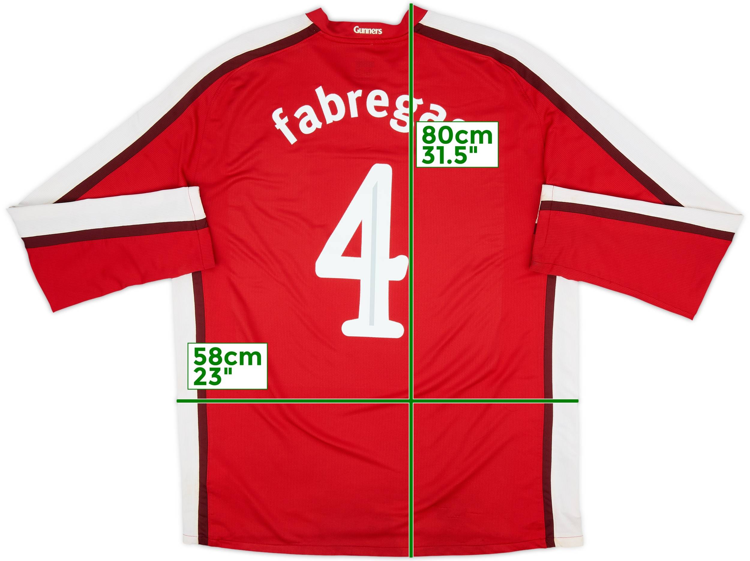 アーセナル FABREGAS 4番 ユニフォーム アーセナル FABREGAS 4