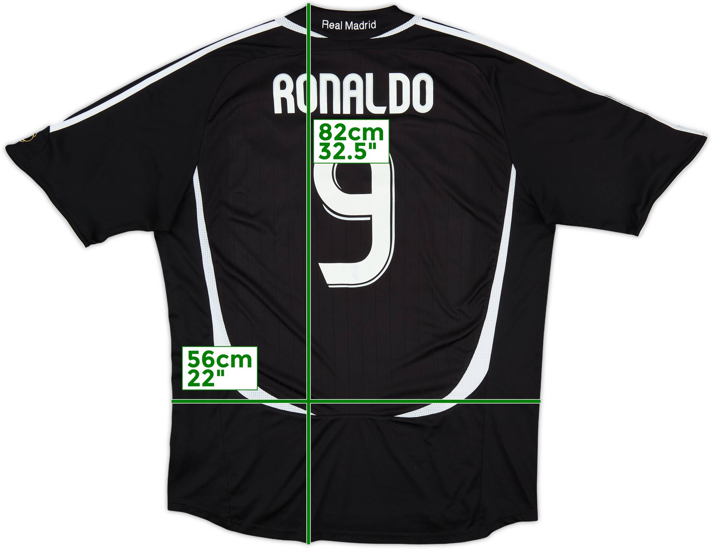 2006-07 Real Madrid Away Shirt Ronaldo #9 - 8/10 - (XL)