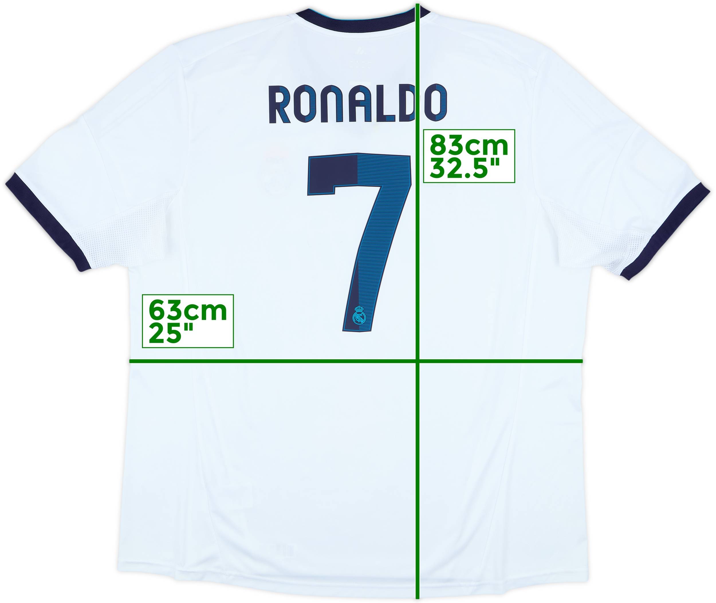 2012-13 Real Madrid Home Shirt Ronaldo #7 - 6/10 - (XXL)