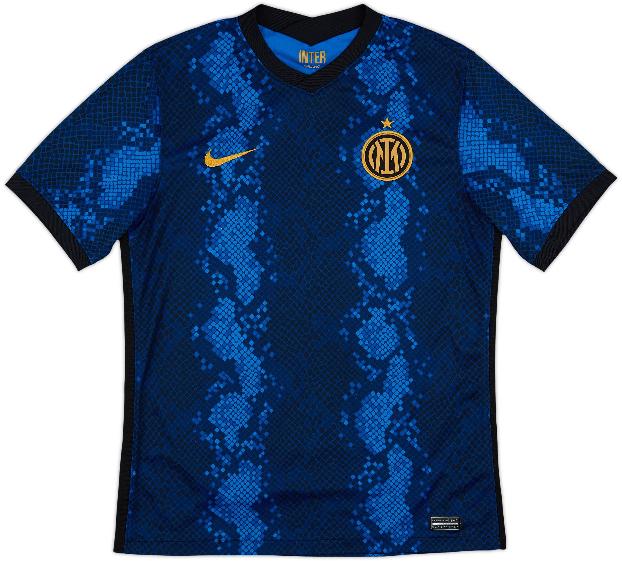 2021-22 Inter Milan Home Shirt - 9/10 - (M)