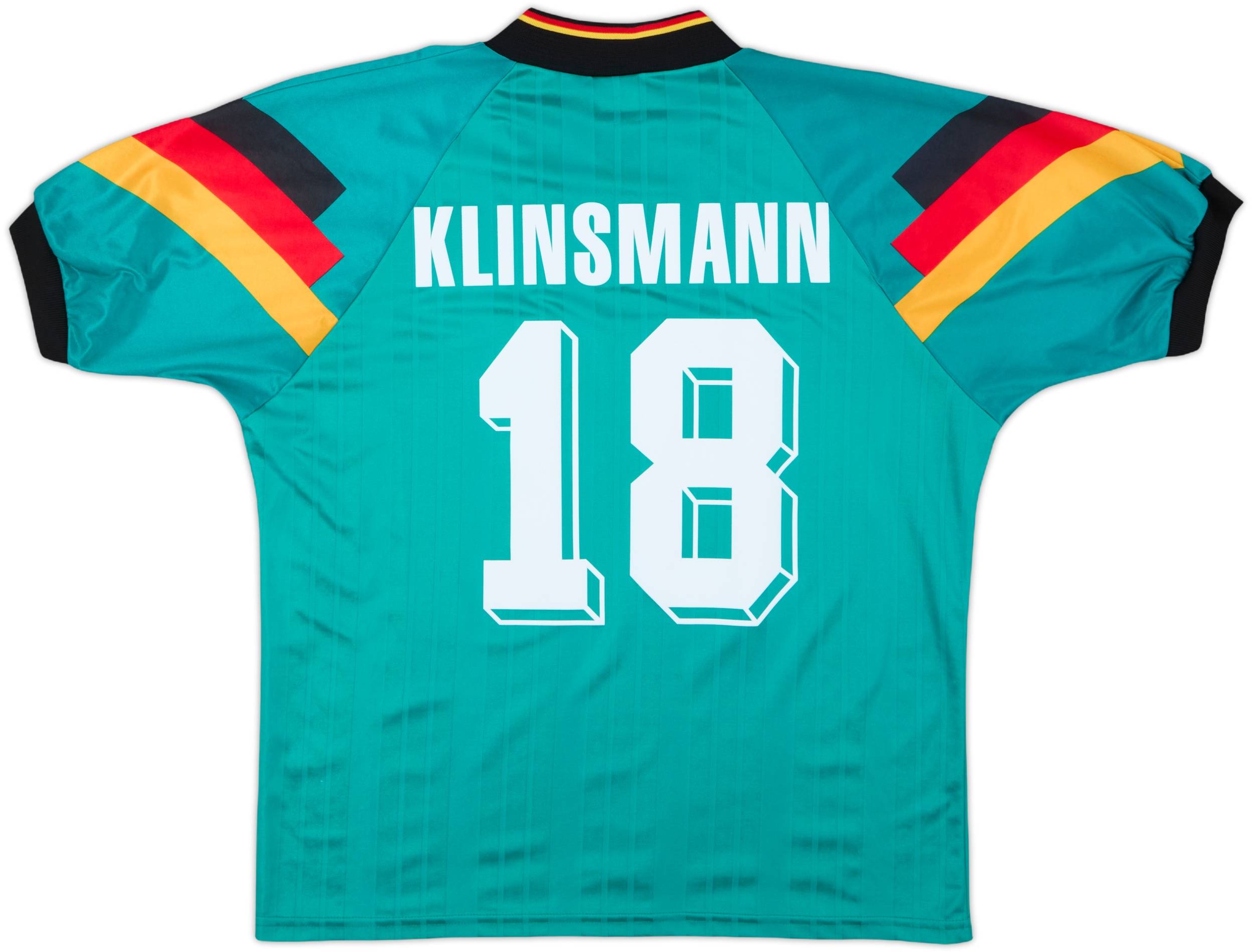 1992-94 Germany Away Shirt Klinsmann #18 - 10/10 - (L)