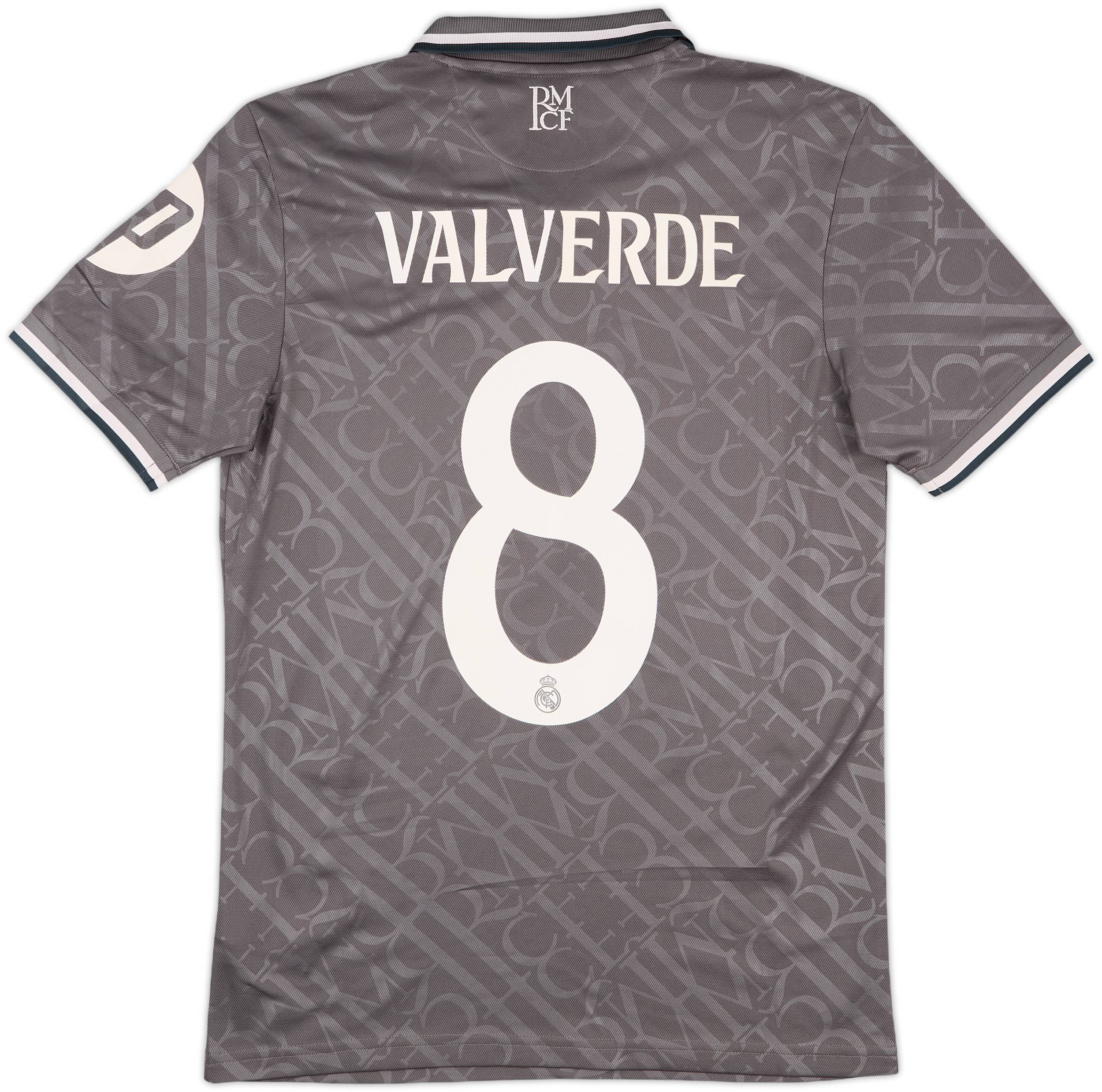 2024-25 Real Madrid Third Shirt Valverde #8 - 8/10 - (S)