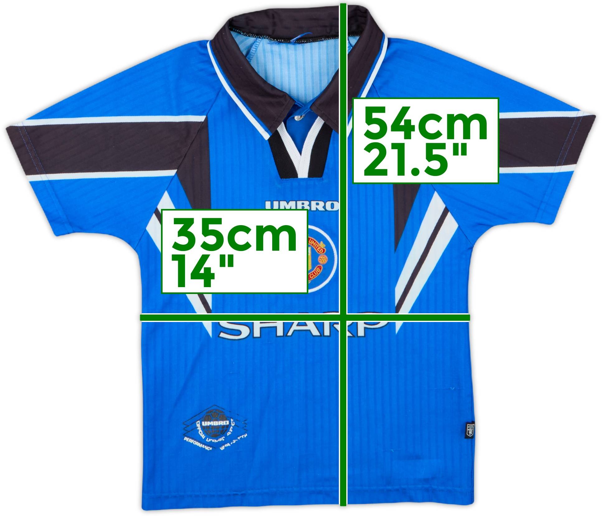 1996-98 Manchester United Third Shirt - 8/10 - (S.Boys)