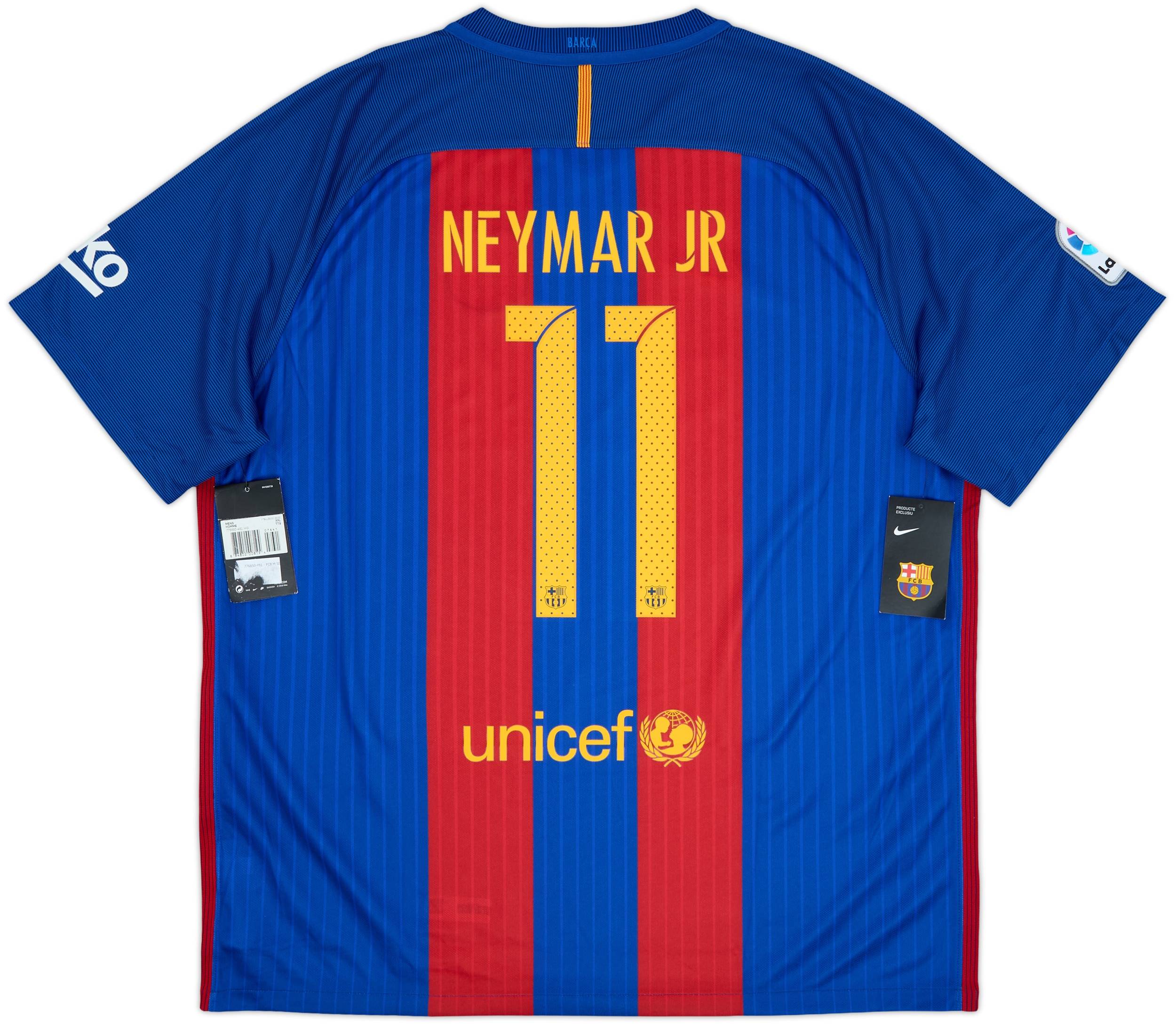2016-17 Barcelona Home Shirt Neymar Jr #11 (XXL)
