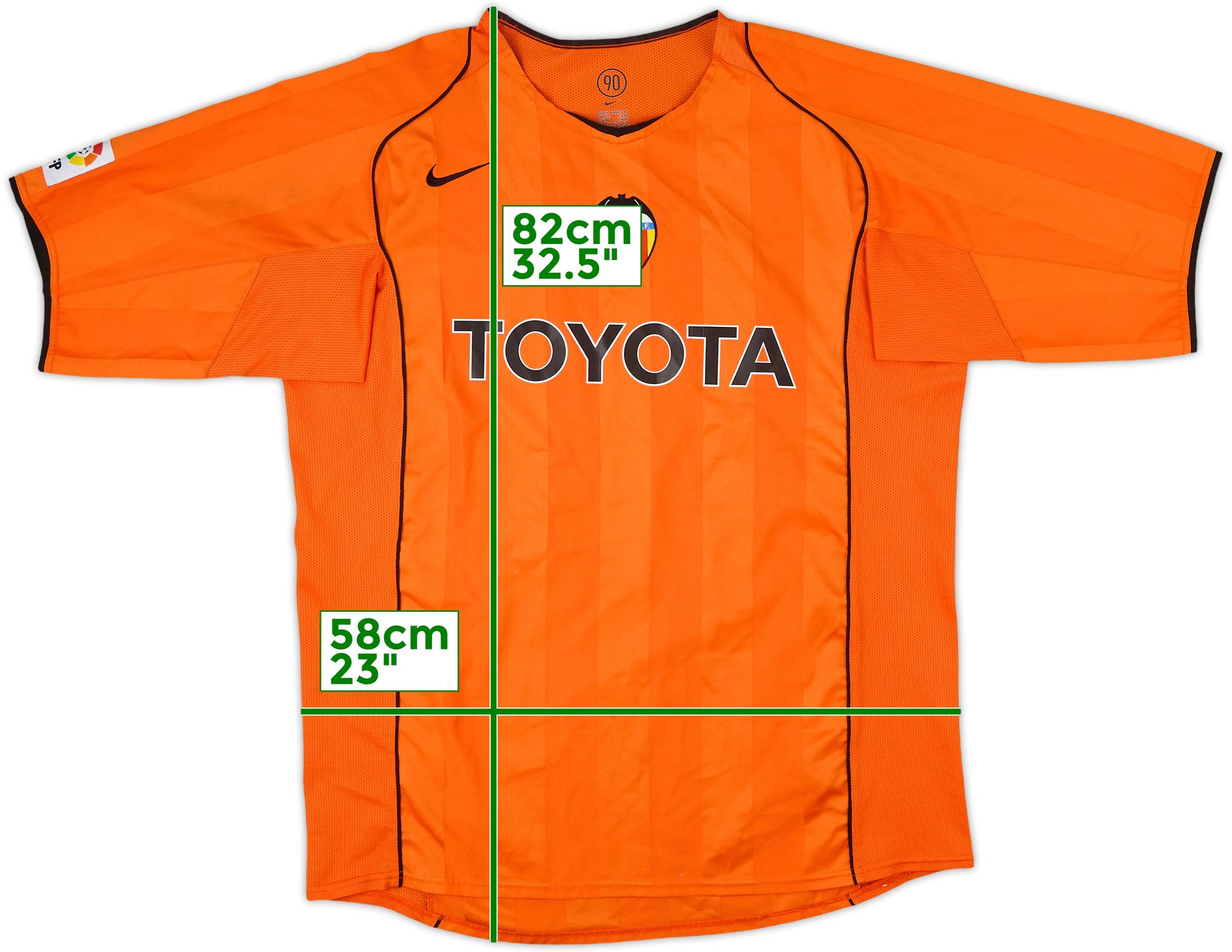 2004-05 Valencia Away Shirt - 8/10 - (XL)