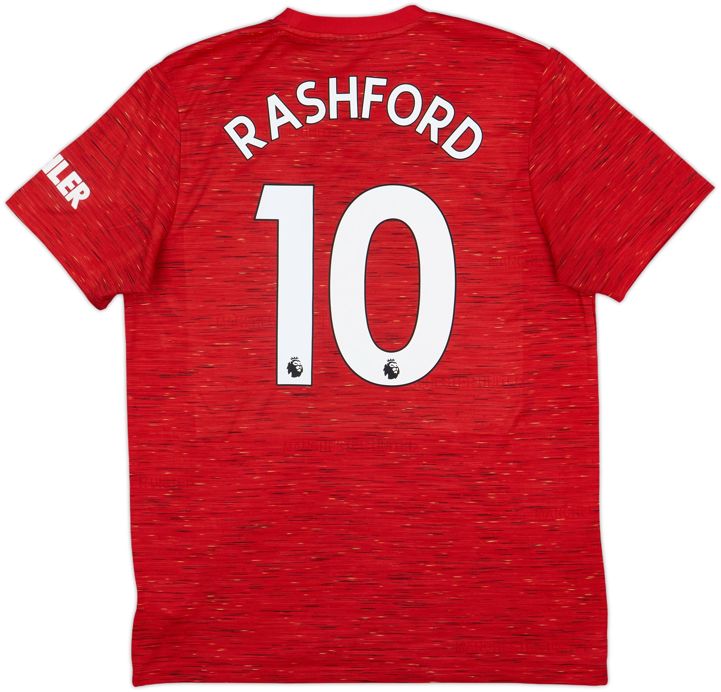 2020-21 Manchester United Home Shirt Rashford #10 - 10/10 - (L)