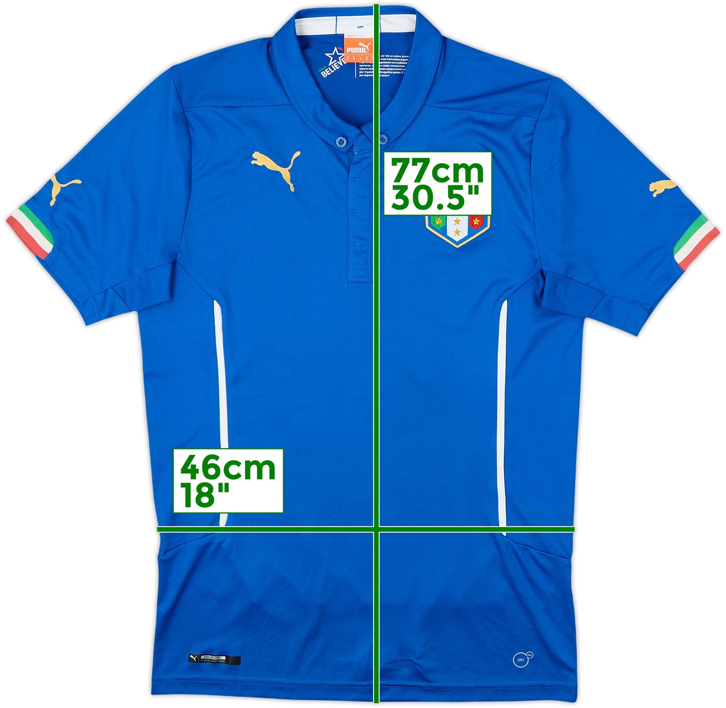 2014-15 Italy Home Shirt - 10/10 - (M)
