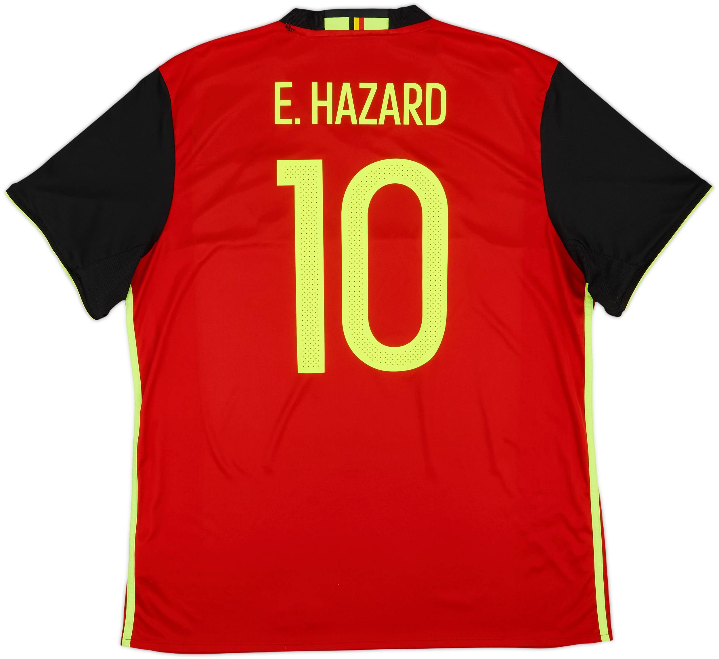 2016-17 Belgium Home Shirt E. Hazard #10 - 7/10 - (XL)