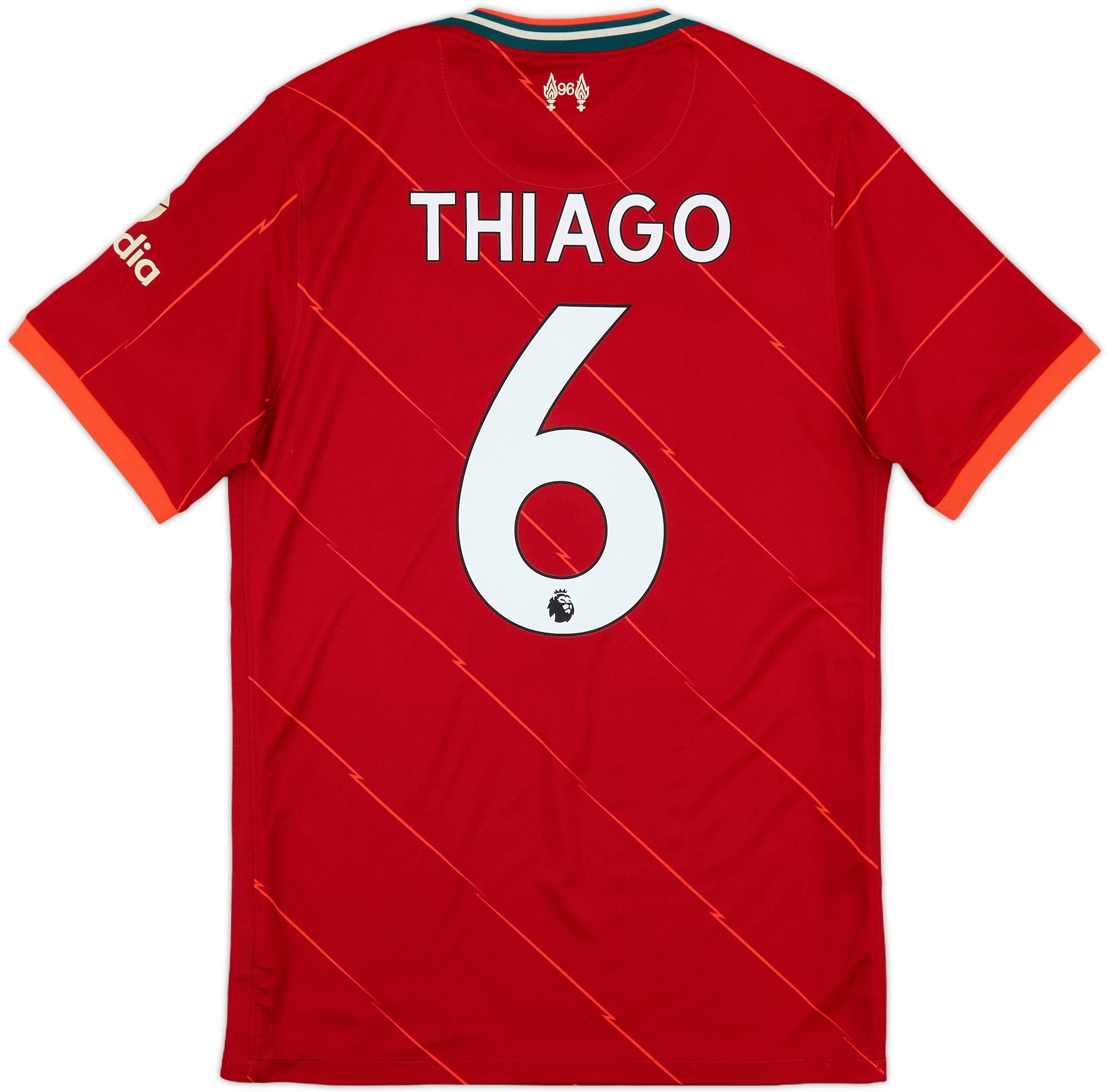 2021-22 Liverpool Home Shirt Thiago #6 - 8/10 - (S)