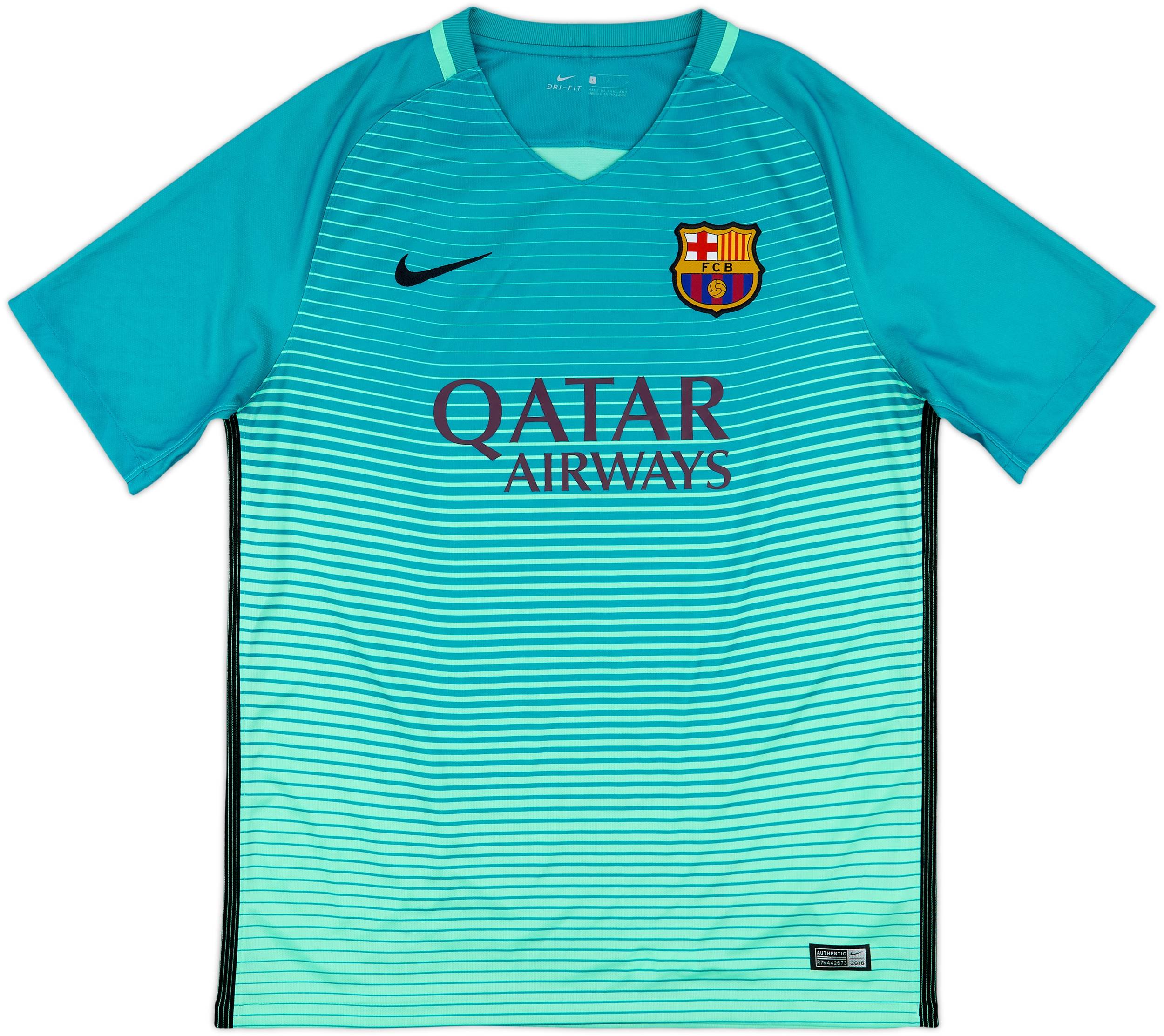 2016-17 Barcelona Third Shirt Messi #10 - 8/10 - (L)