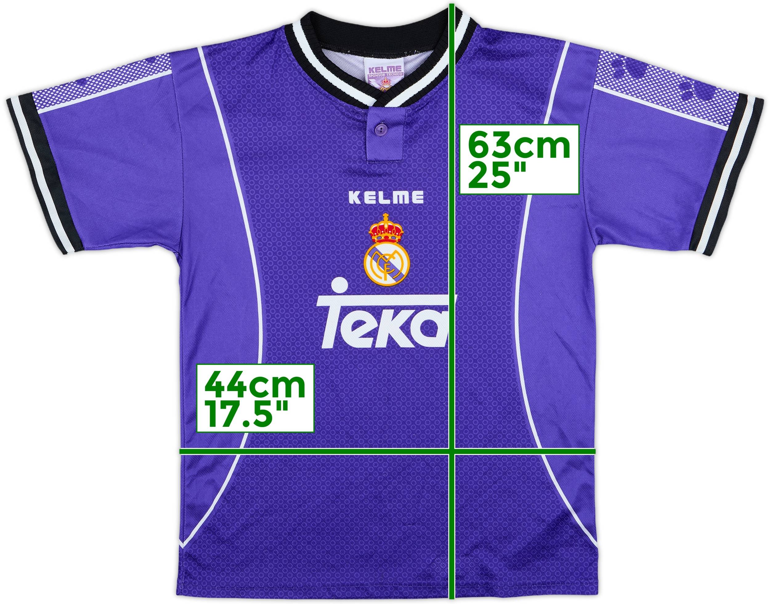 1997-98 Real Madrid Away Shirt - 9/10 - (L.Boys)