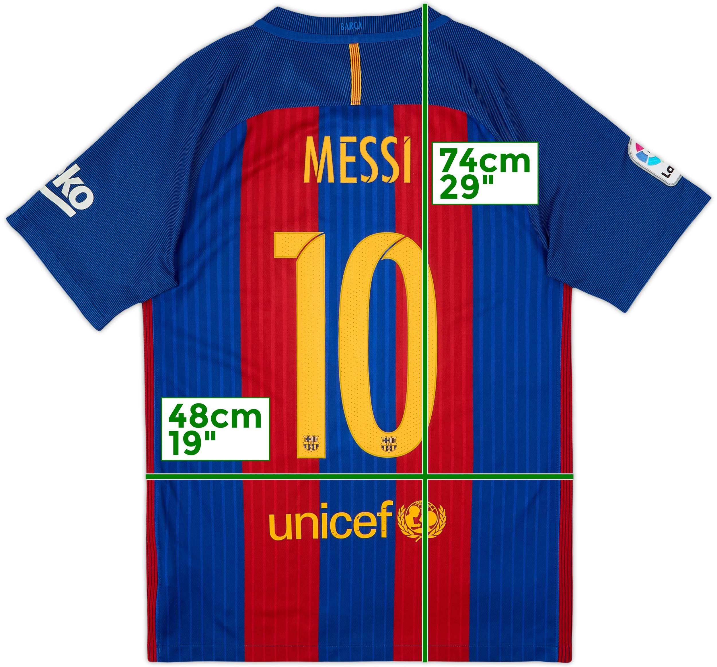 2016-17 Barcelona Home Shirt Messi #10 - 8/10 - (S)