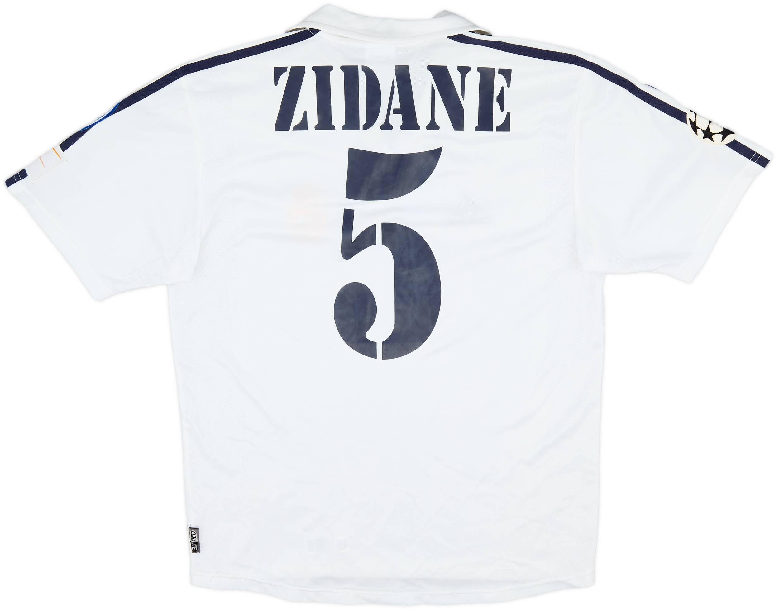 2002-03 Real Madrid Centenary Home Shirt Zidane #5 - 6/10 - (S)
