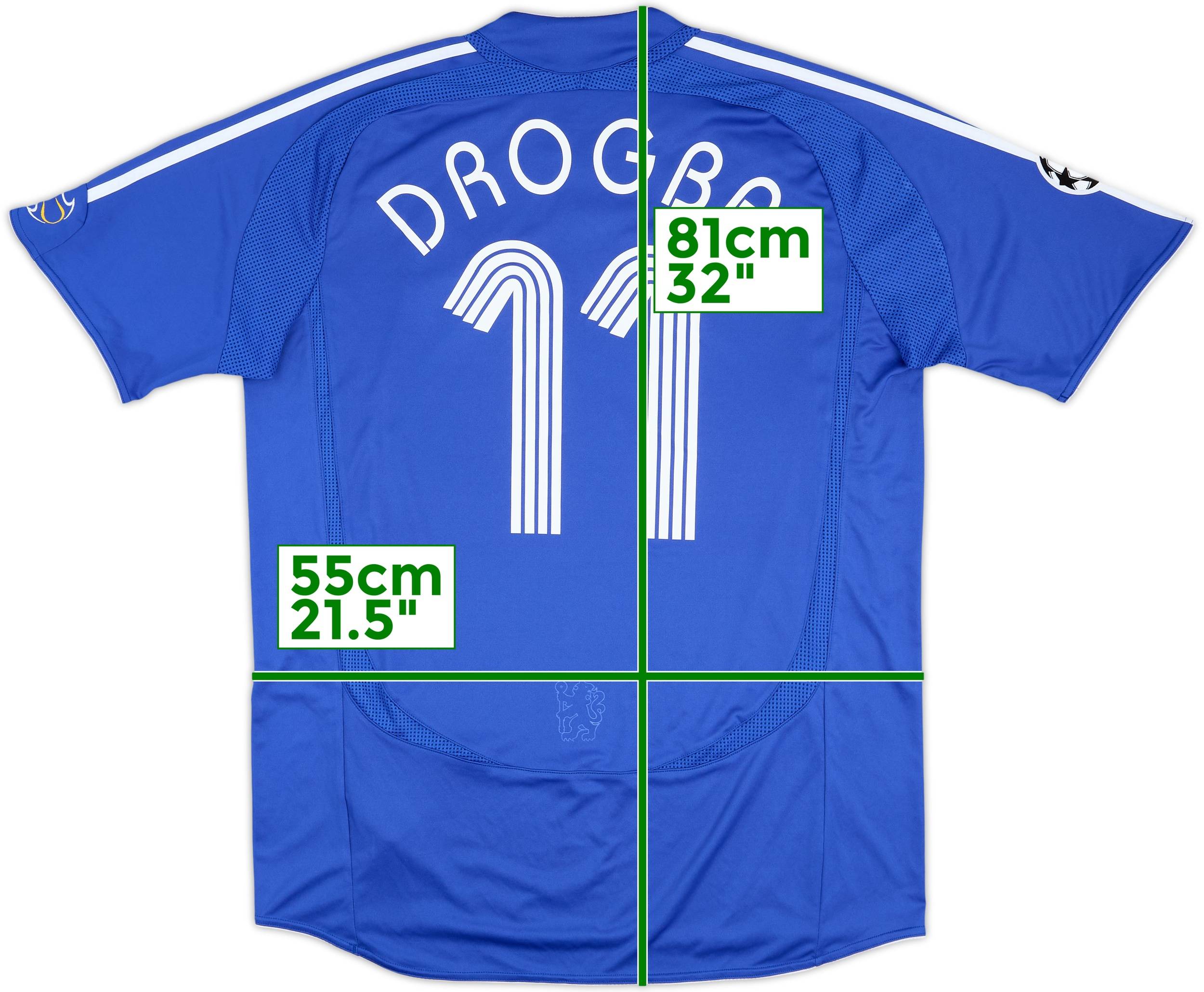 2006-08 Chelsea Home Shirt Drogba #11 - 10/10 - (L)