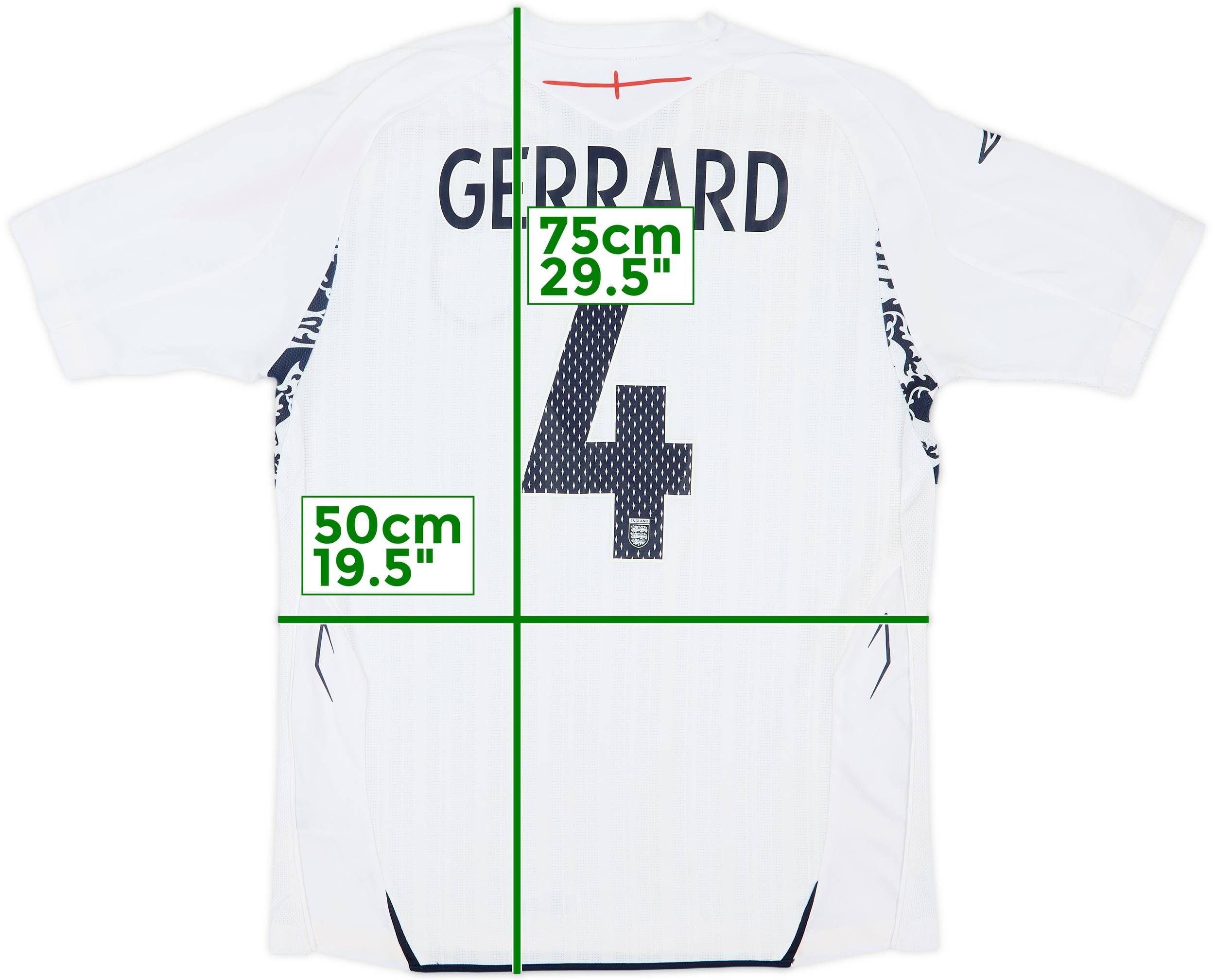 イングランド代表 Umbro シャツ GERRARD 4 Steven Gerrard #4 England Soccer National Team Umbro Jersey | eBay