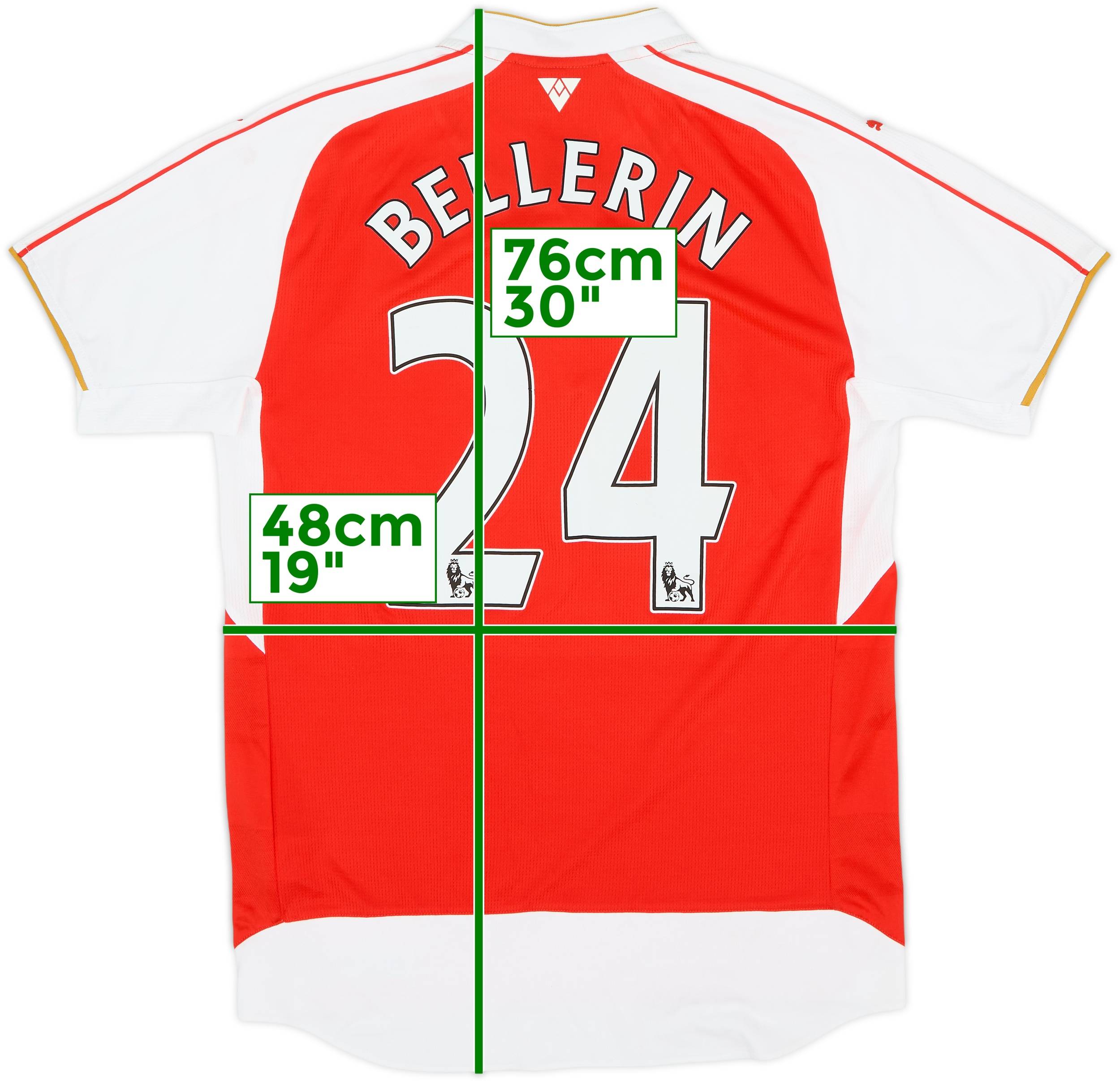 Camiseta de local del Arsenal 2015-16 Bellerin #24 - 7/10 - (M)