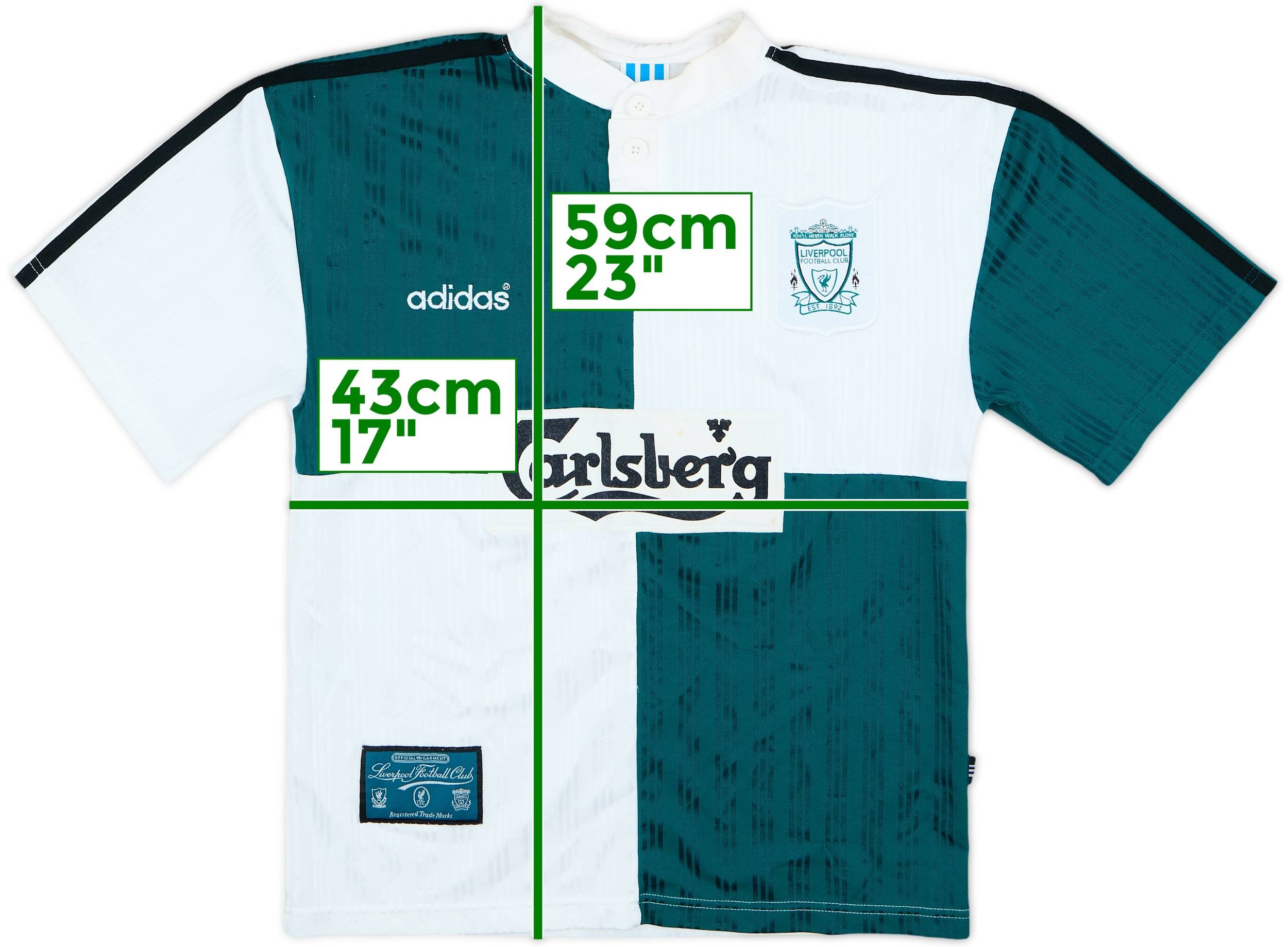 1995-96 Liverpool Away Shirt - 8/10 - (S.Boys)