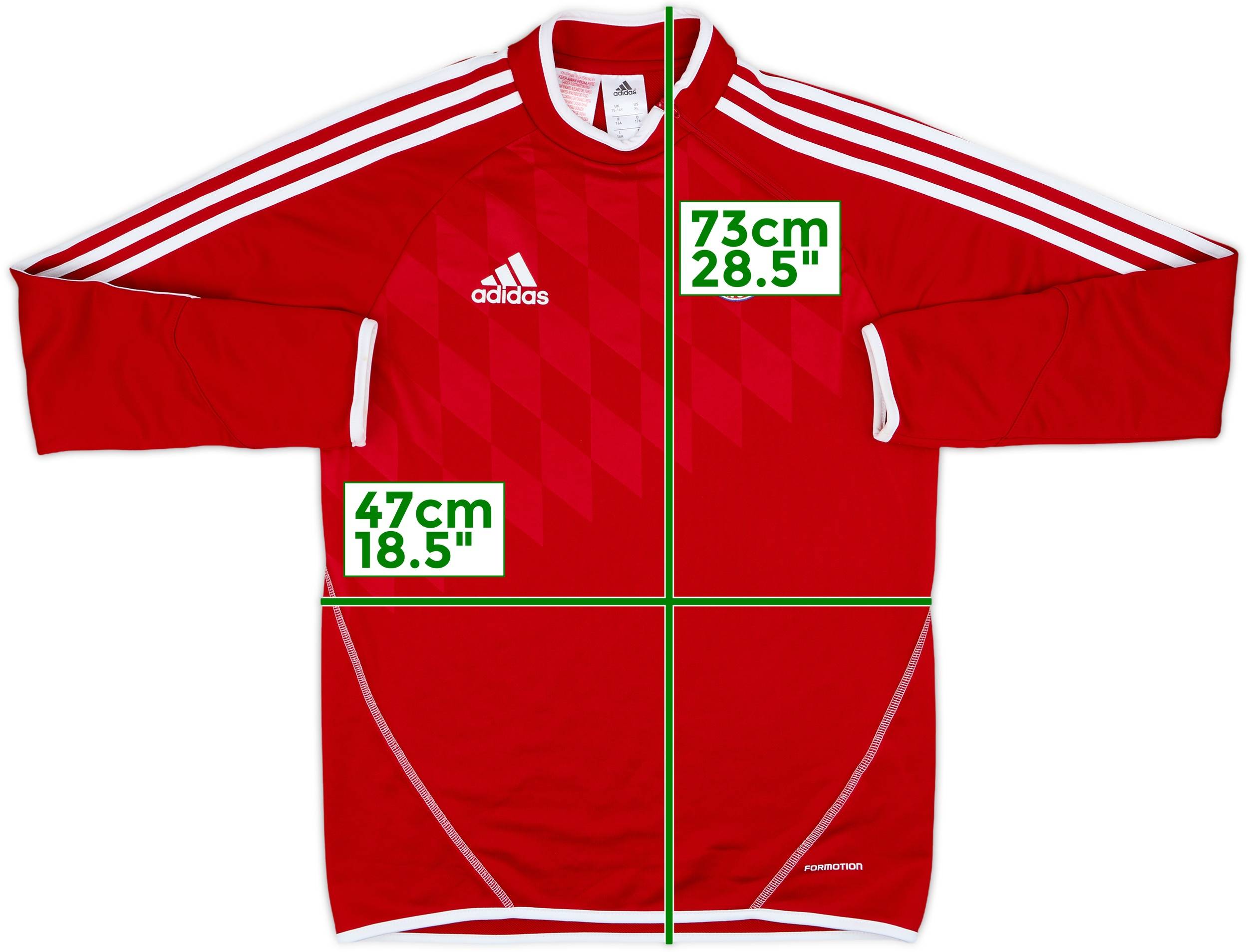 2013-14 Bayern Munich adidas 1/4 Zip Drill Top - 8/10 - (XL.Boys)