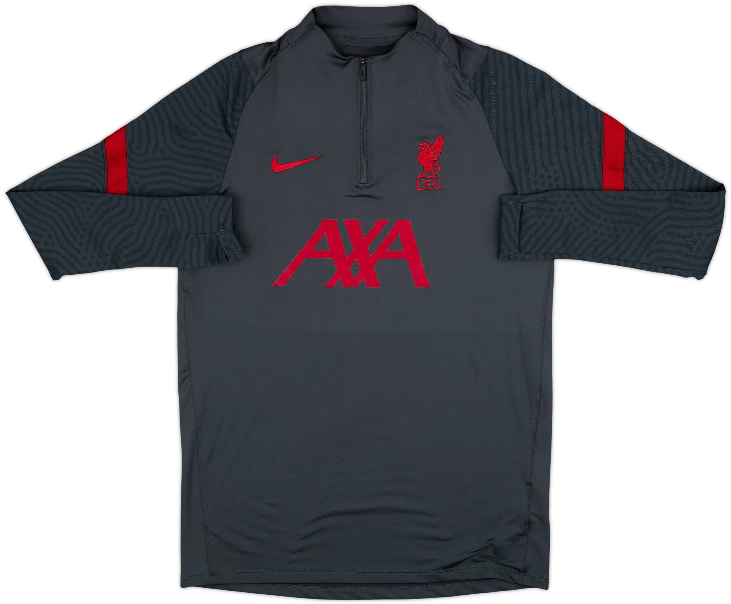 2020-21 Liverpool Nike 1/4 Zip Training Top - 8/10 - (M)