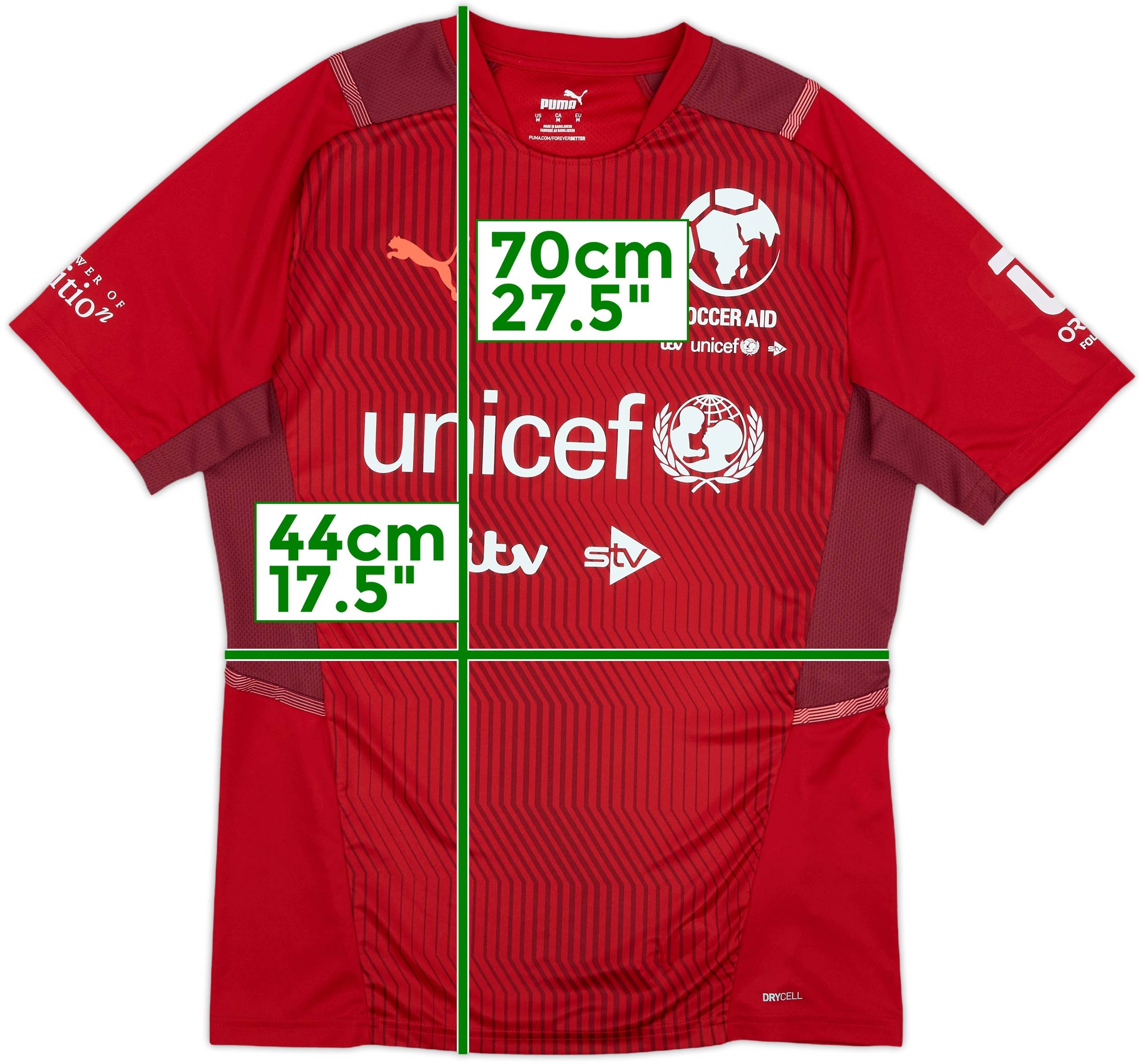 2020 Soccer Aid World XI Puma Training Shirt - 10/10 - (M)