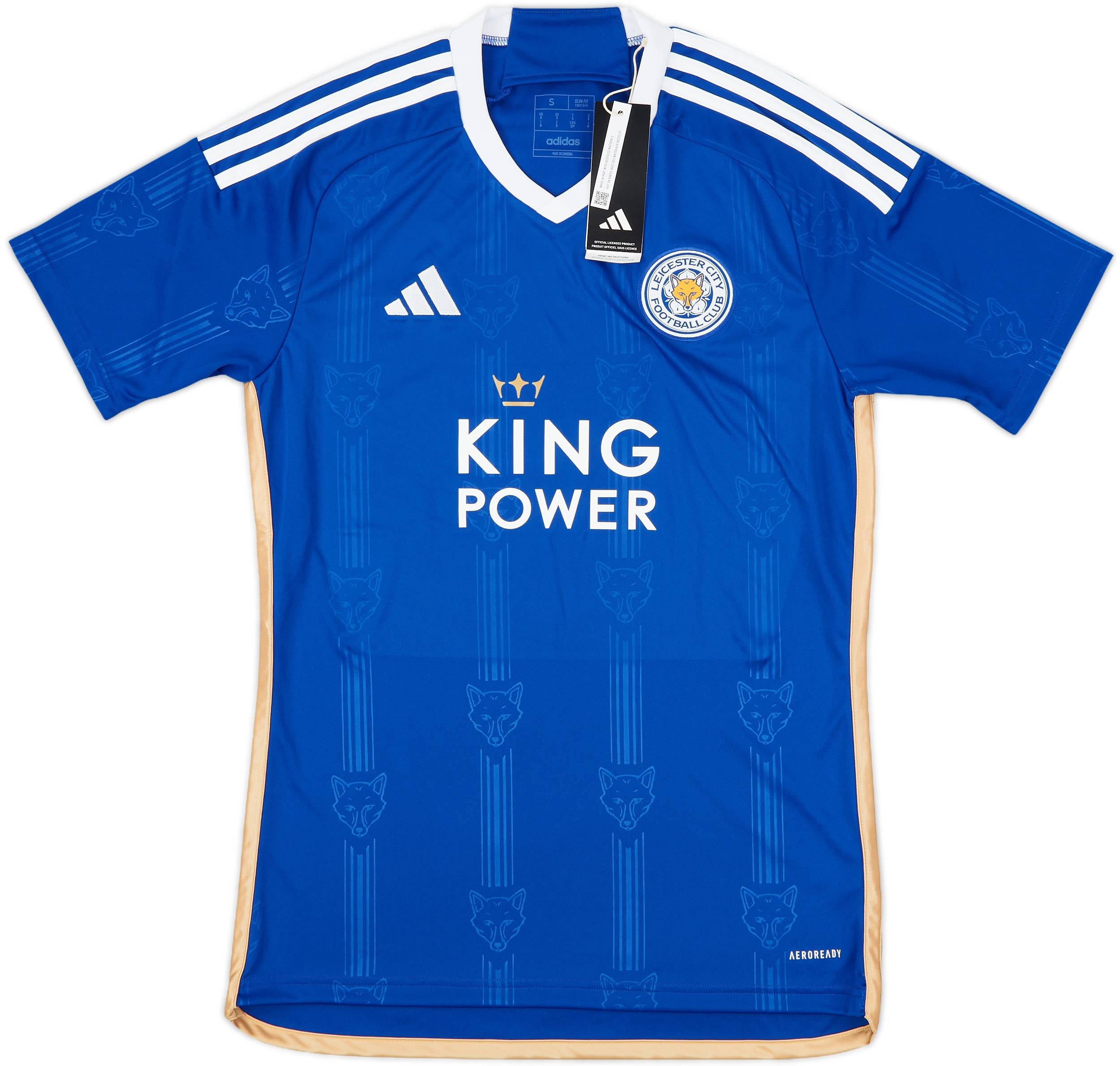 2023-24 Leicester Home Shirt (S)