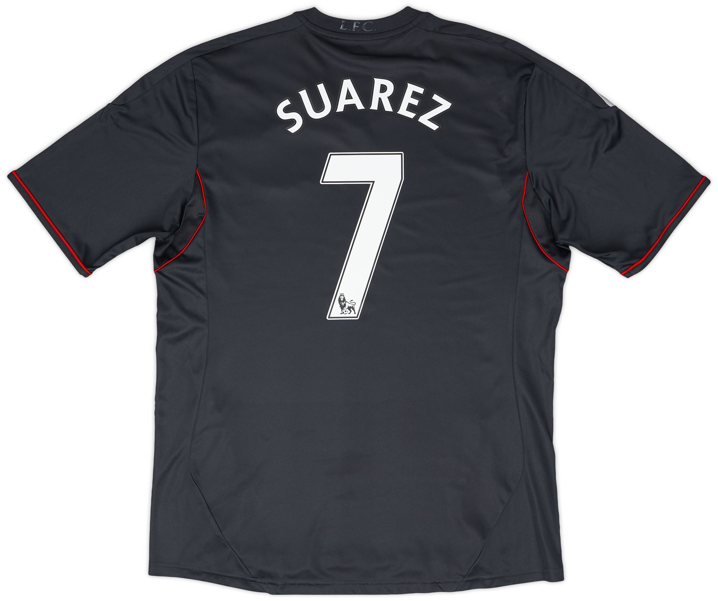 2011-12 Liverpool Away Shirt Suarez #7