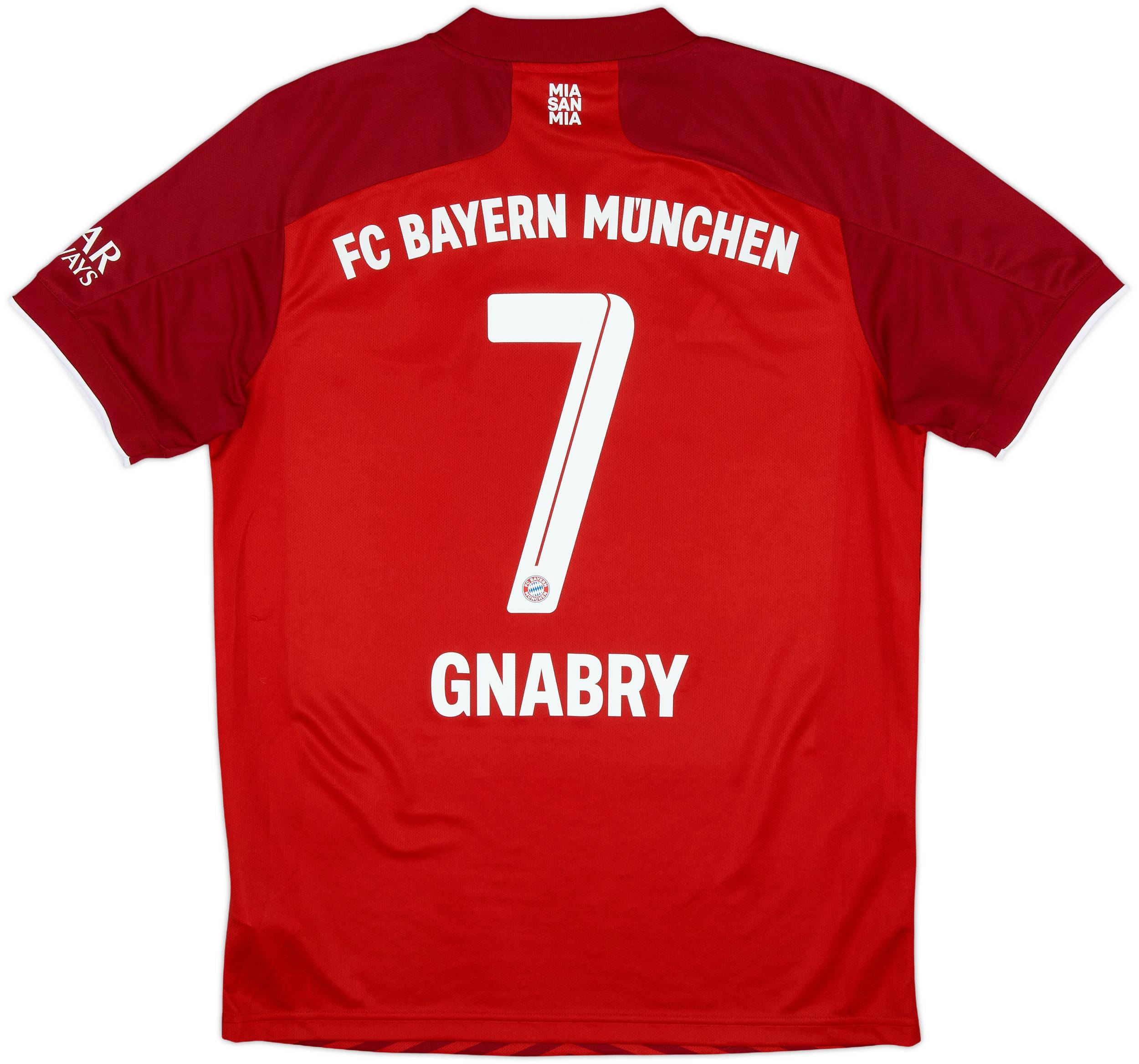 FC Bayern München GNABRY 7 シャツ M 2021-22 Bayern Munich Home Shirt Gnabry #7 - 10/10 - (M)