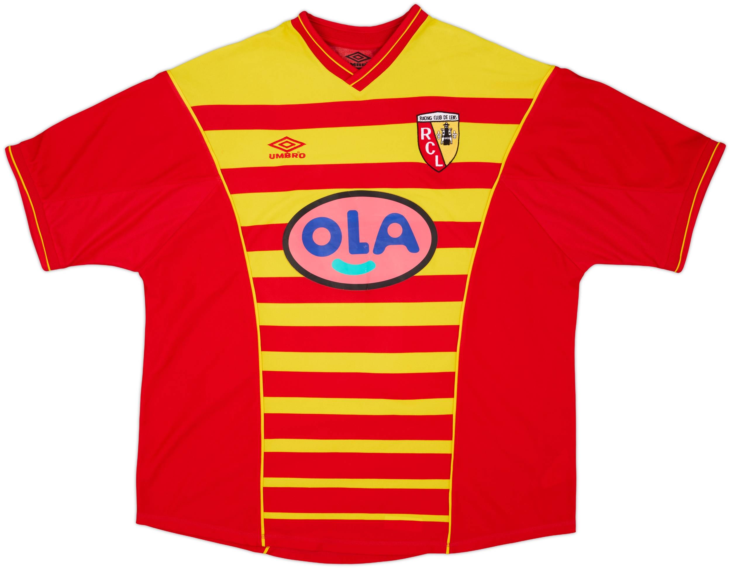 2000-01 Lens Home Shirt - 8/10 - (XXL)