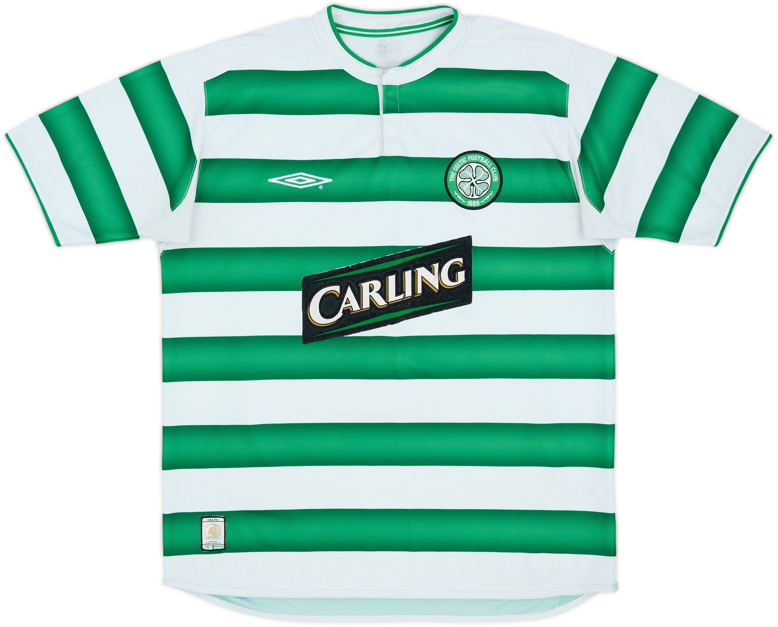 2003-04 Celtic Home Shirt Larsson #7 - 7/10 - (L)