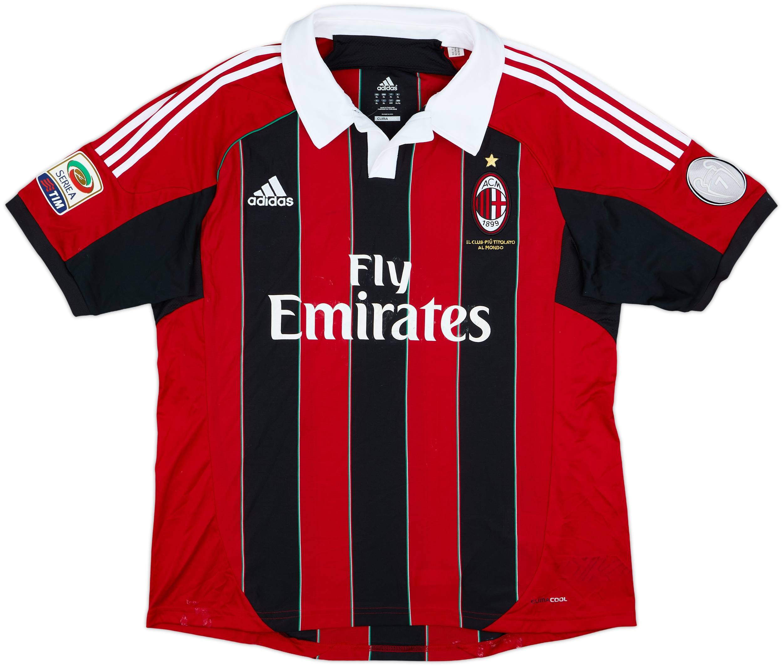 Camiseta de local del AC Milan 2012-13 Firmada El Shaarawy #92 - 3