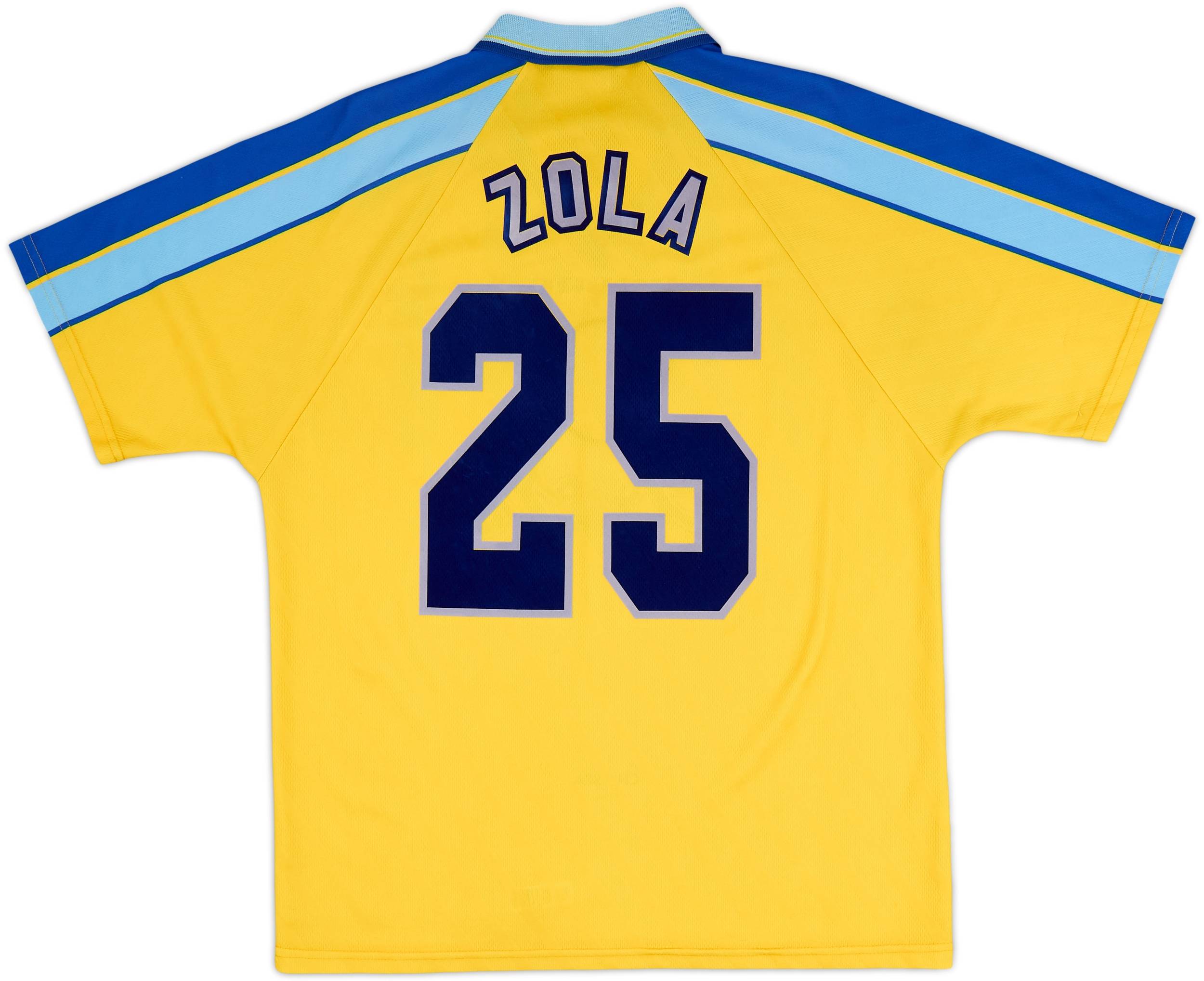 1996-97 Chelsea Away Shirt Zola #25 - 9/10 - (L)