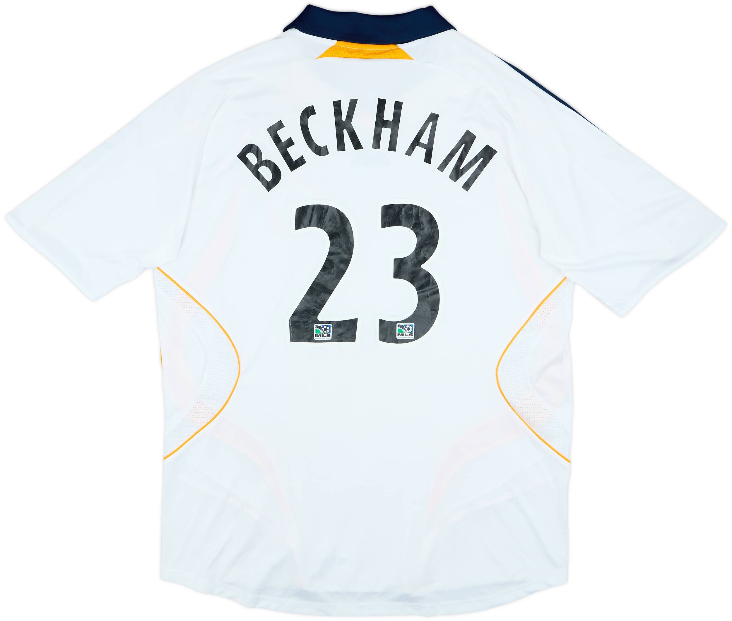 2007-08 LA Galaxy Home Shirt Beckham #23 - 6/10 - (XL)