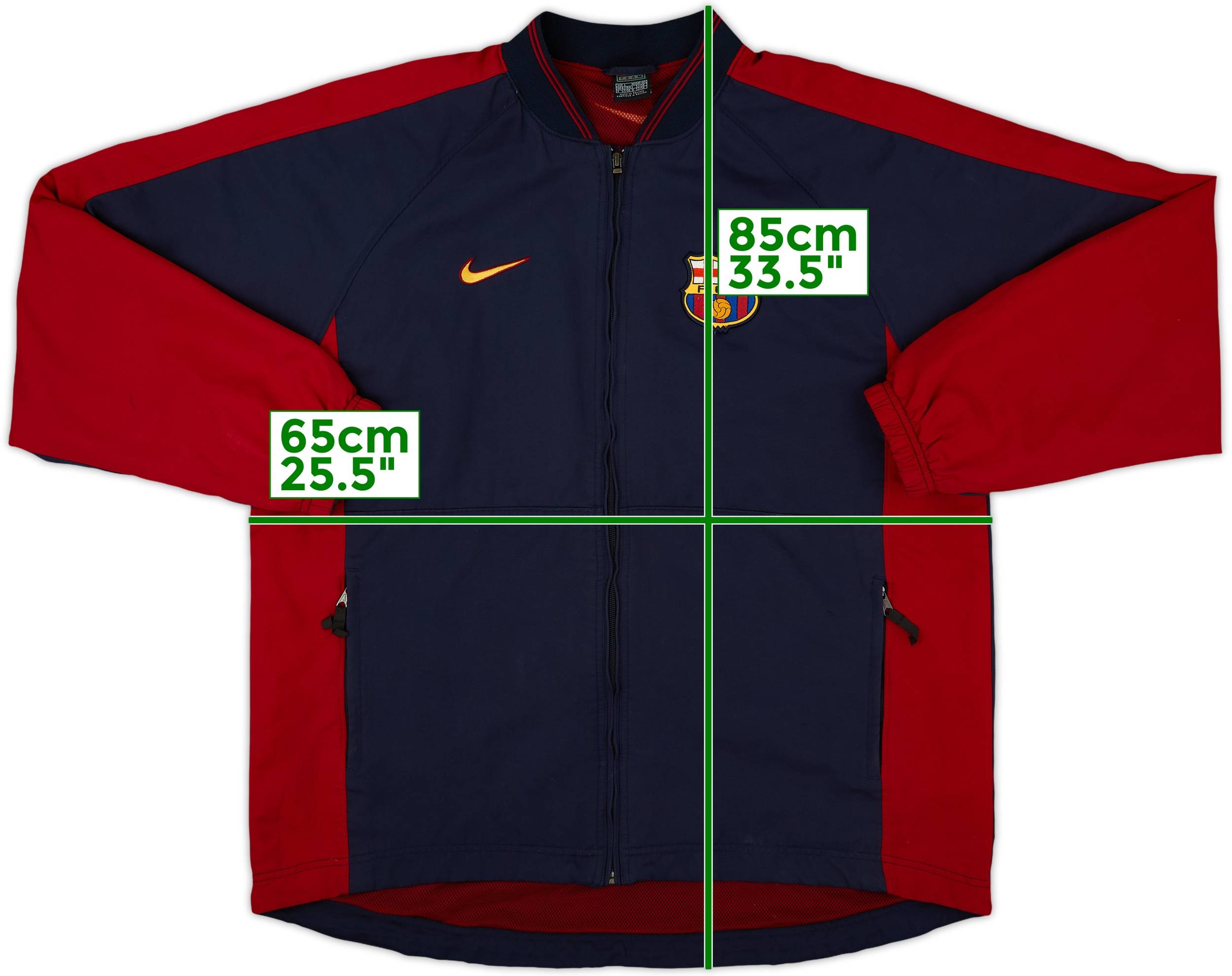 1999-00 Barcelona Nike Rain Jacket - 6/10 - (L)