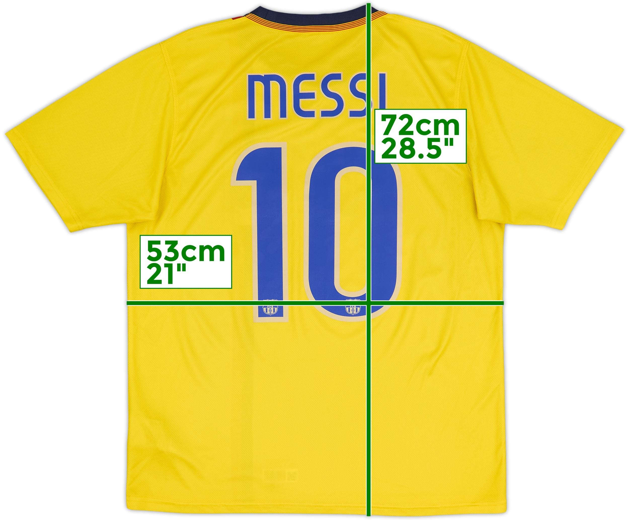 2008-10 Barcelona Basic Away Shirt Messi #10 - 8/10 - (M)