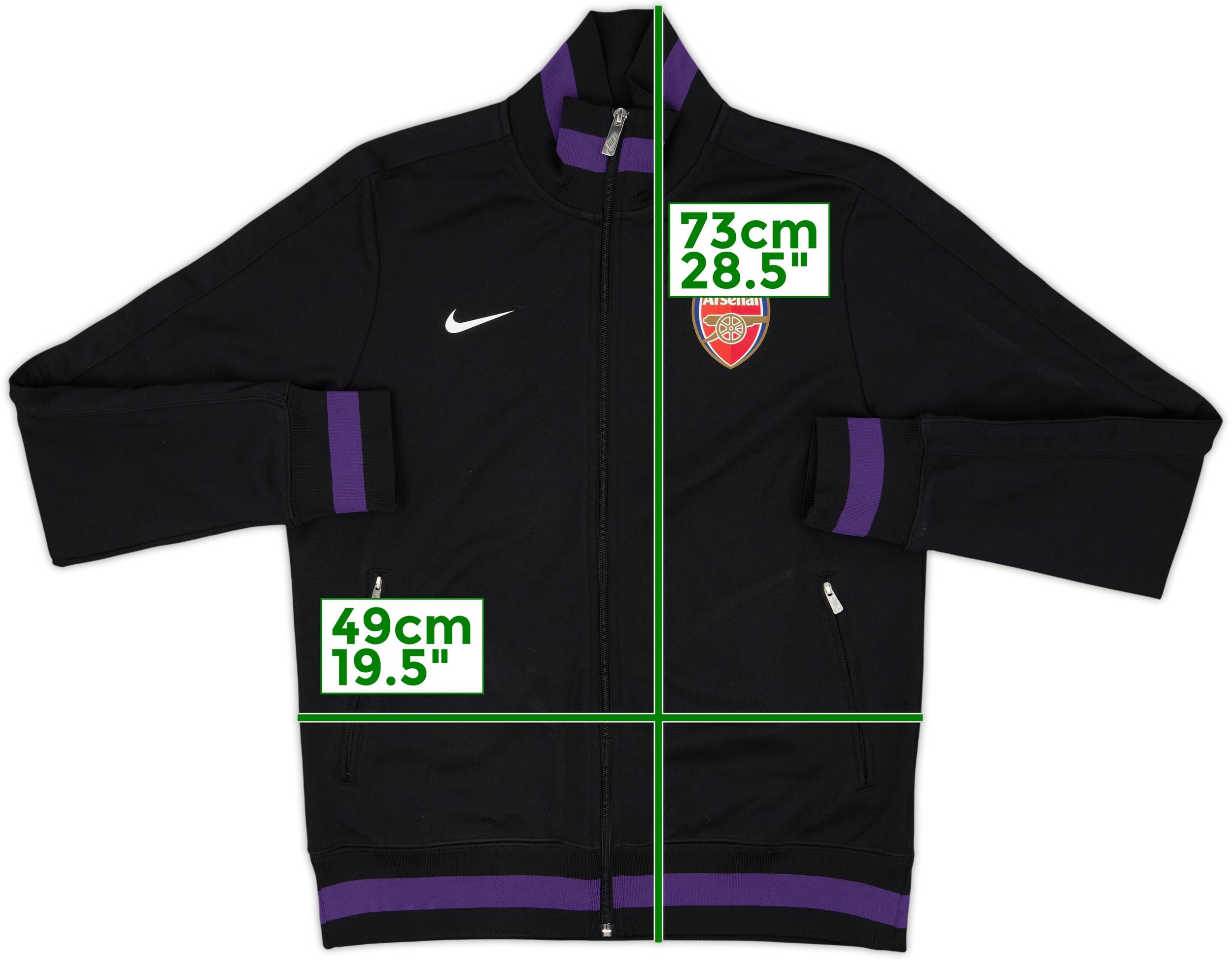 2012-13 Arsenal Nike Track Jacket - 9/10 - (M)
