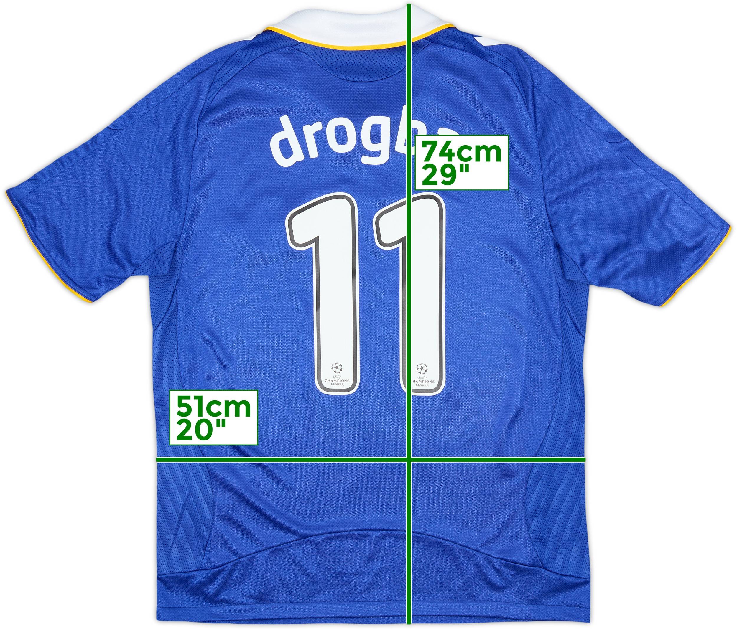 2008-09 Chelsea Home Shirt Drogba #11 - 9/10 - (M)