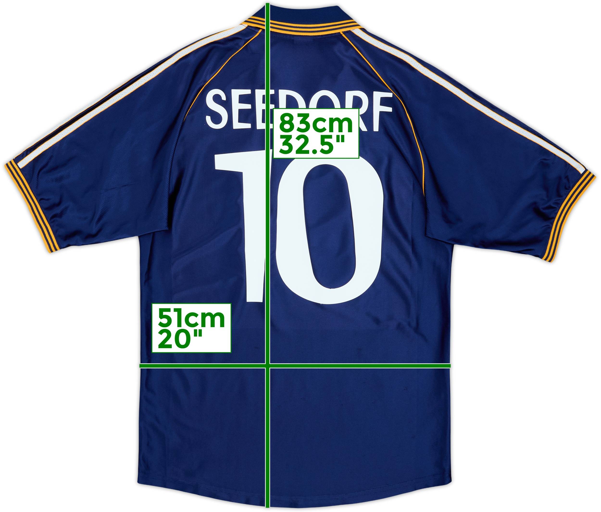 1998-99 Real Madrid Third Shirt Seedorf #10 - 7/10 - (M)