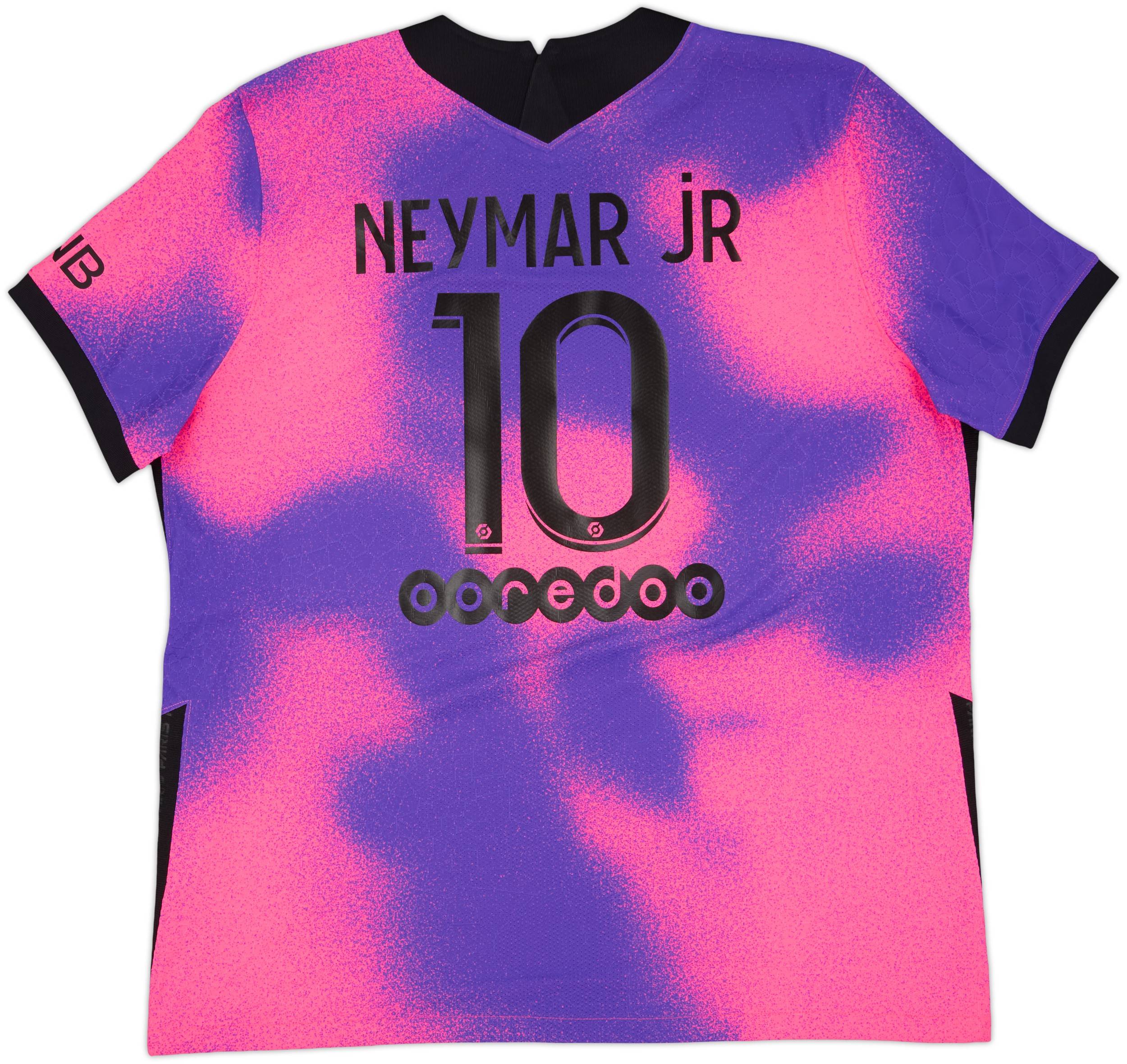 Paris Saint-Germain NEYMAR JR 10 ユニフォーム 2020-21 Paris Saint-Germain Authentic Fourth Shirt Neymar Jr #10