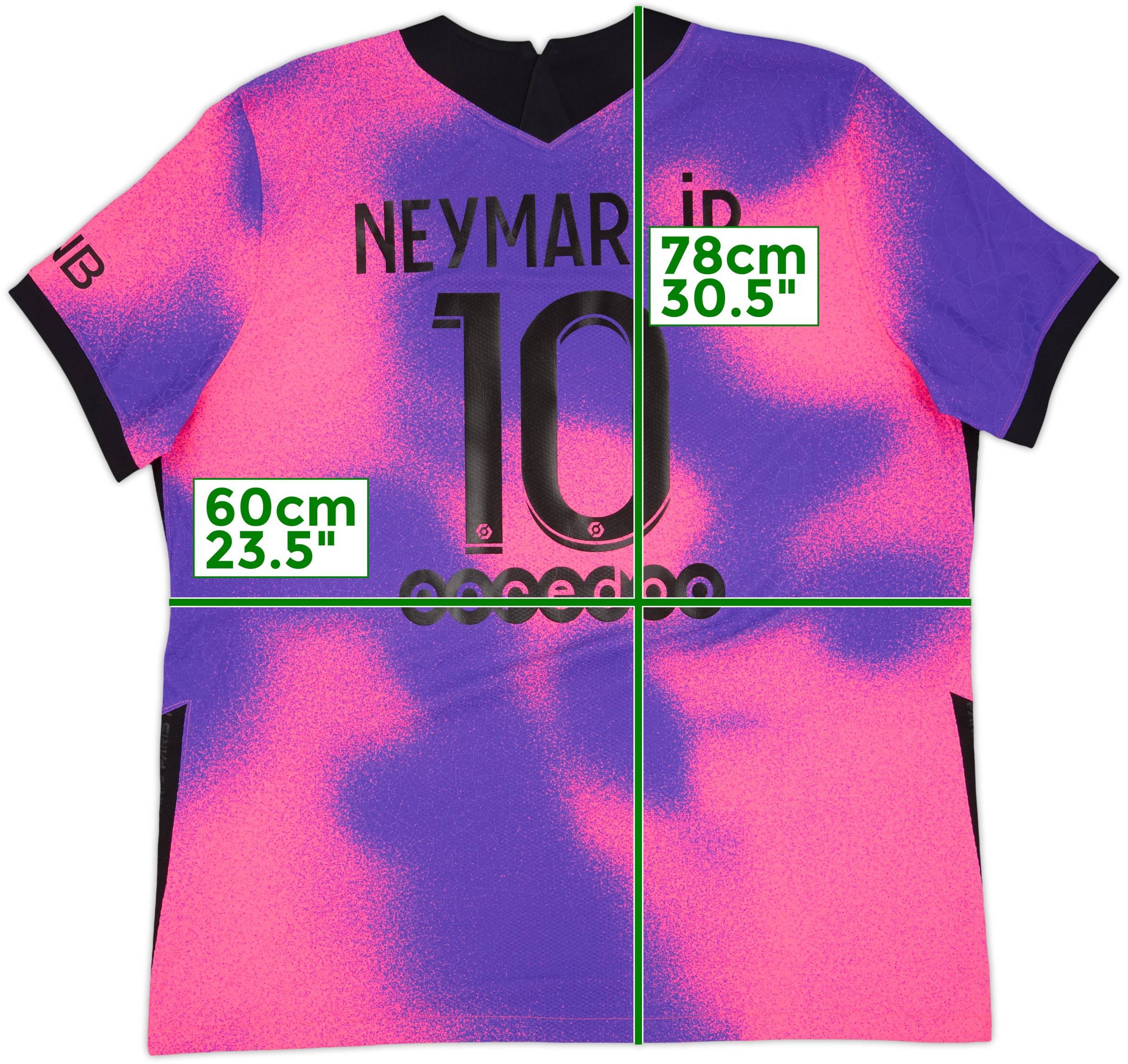 2020-21 Paris Saint-Germain Authentic Fourth Shirt Neymar Jr #10