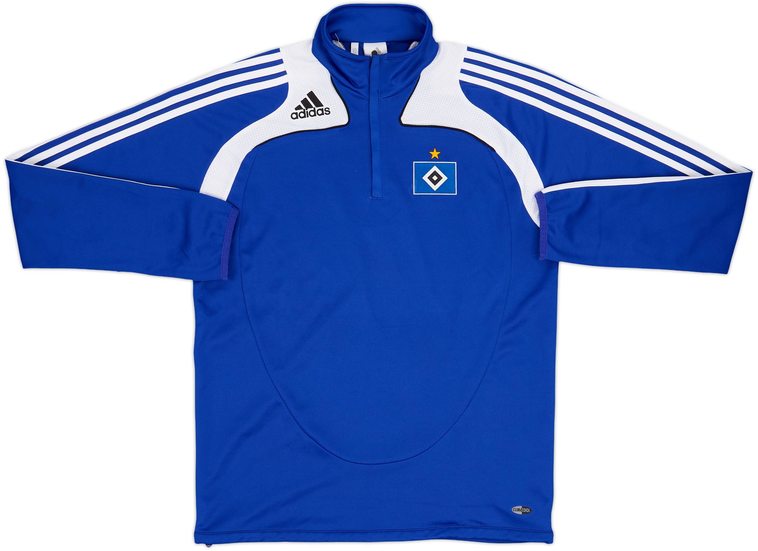 2007-08 Hamburg adidas 1/4 Zip Training Top - 8/10 - (L/XL)
